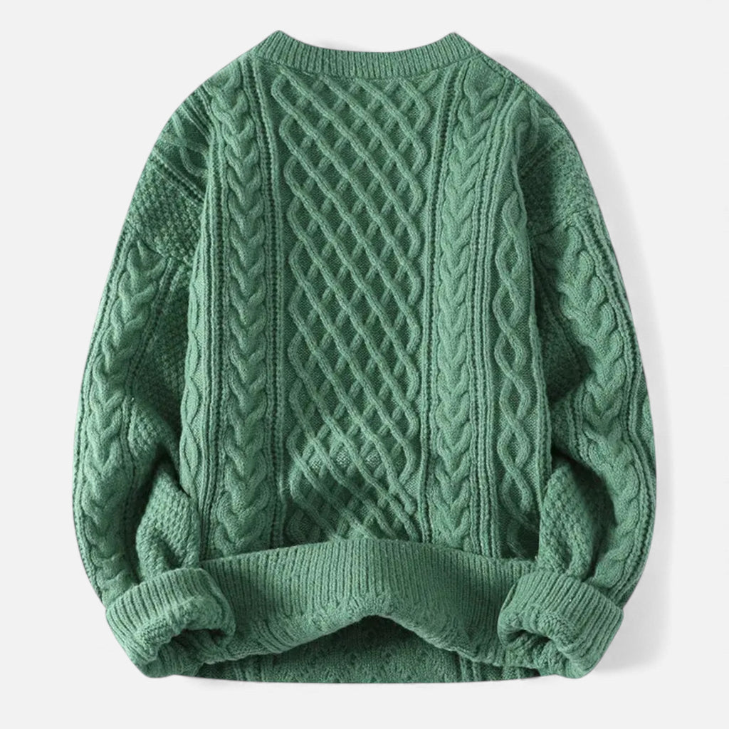 Women's Stretch Cable-Knit Sweater