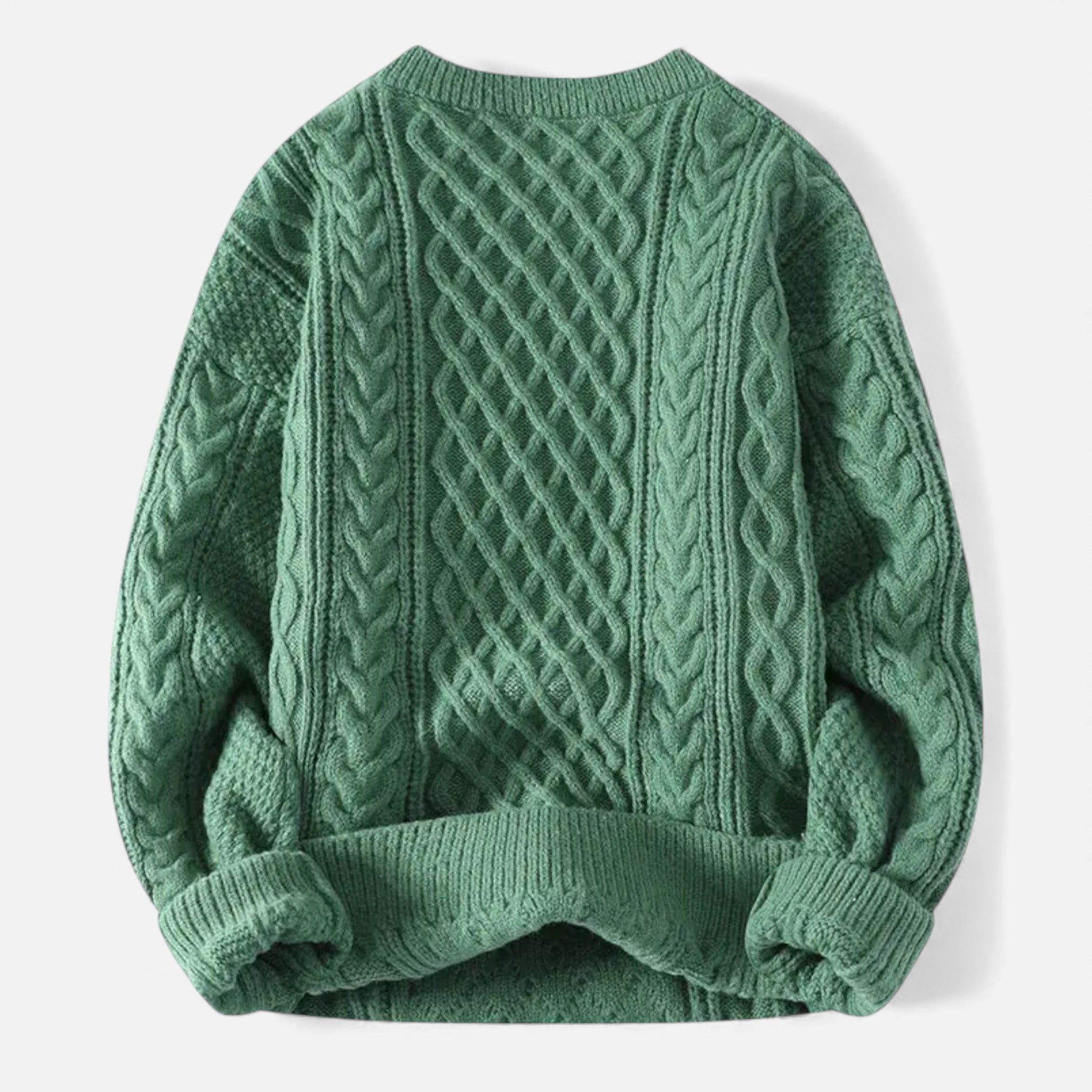 Women's Stretch Cable-Knit Sweater