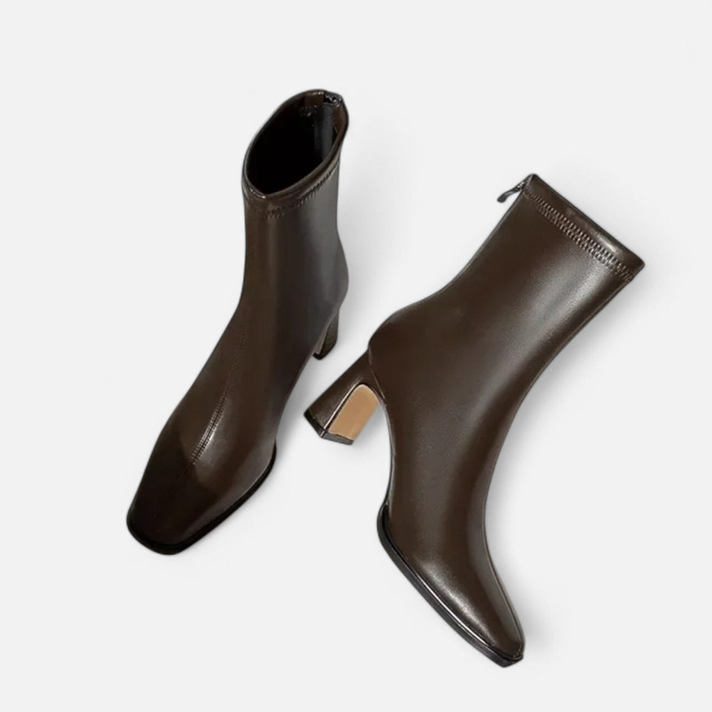 Women's Sleek Square-Toe Boots