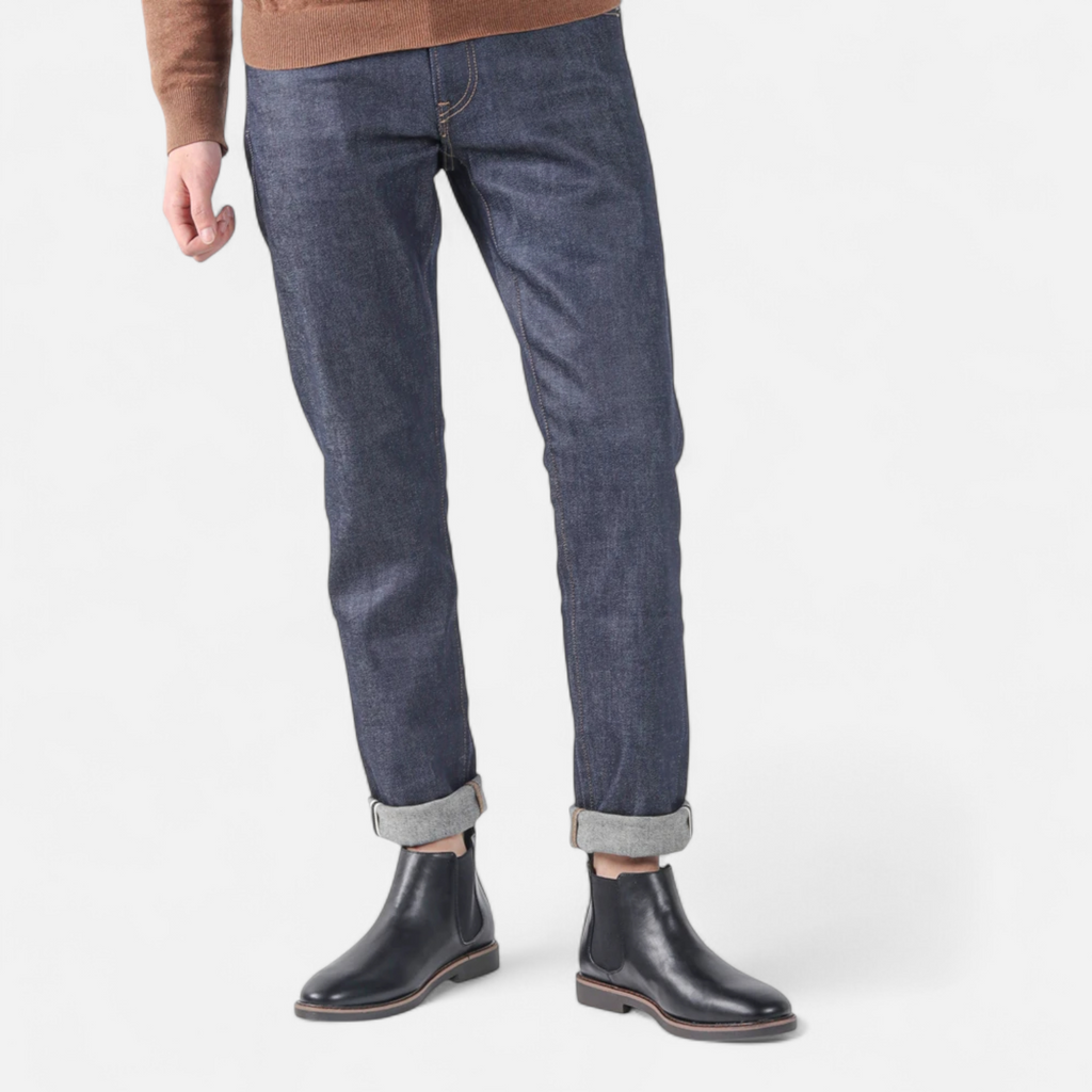 Men's Burnished Leather Chelsea Boots