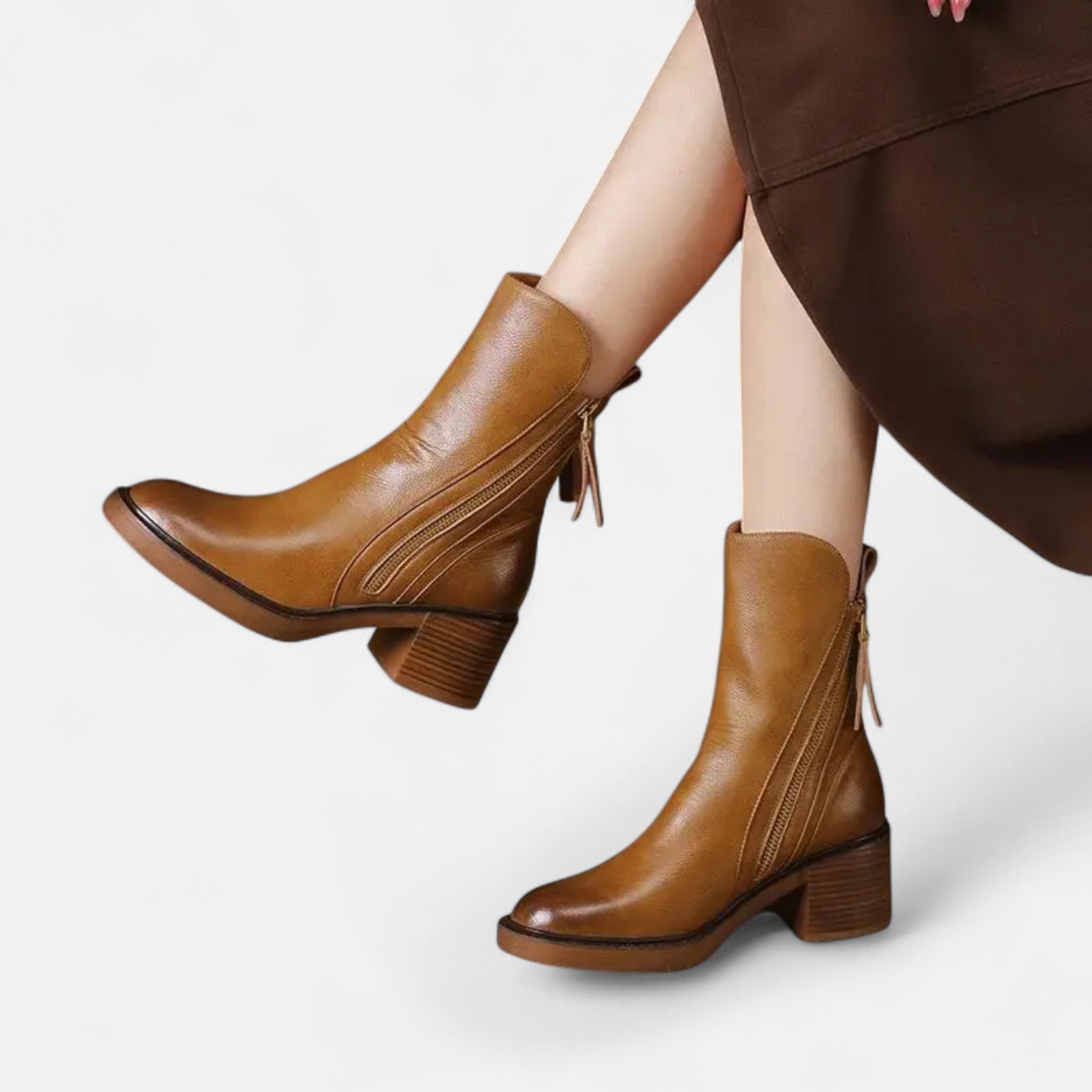 Women's Elegant Flat Roman Boots