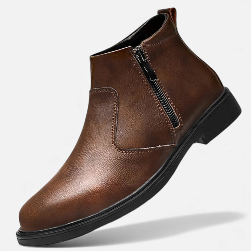 Men's Clean-Cut Ankle Chelsea Boots