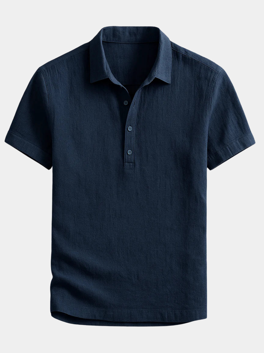 Men's Fresh Linen Polo Shirt