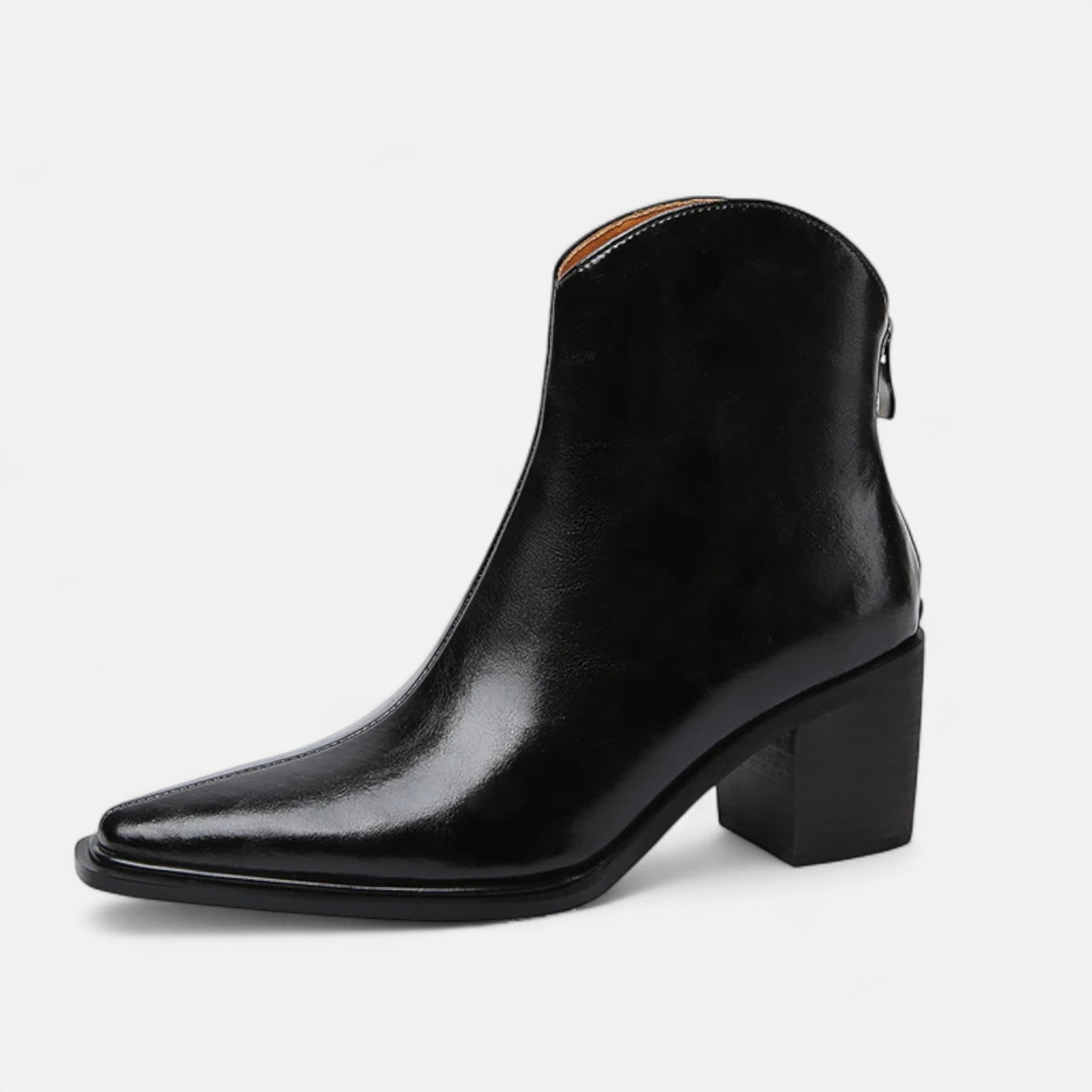 Women's Sharp Pointed Leather Boots