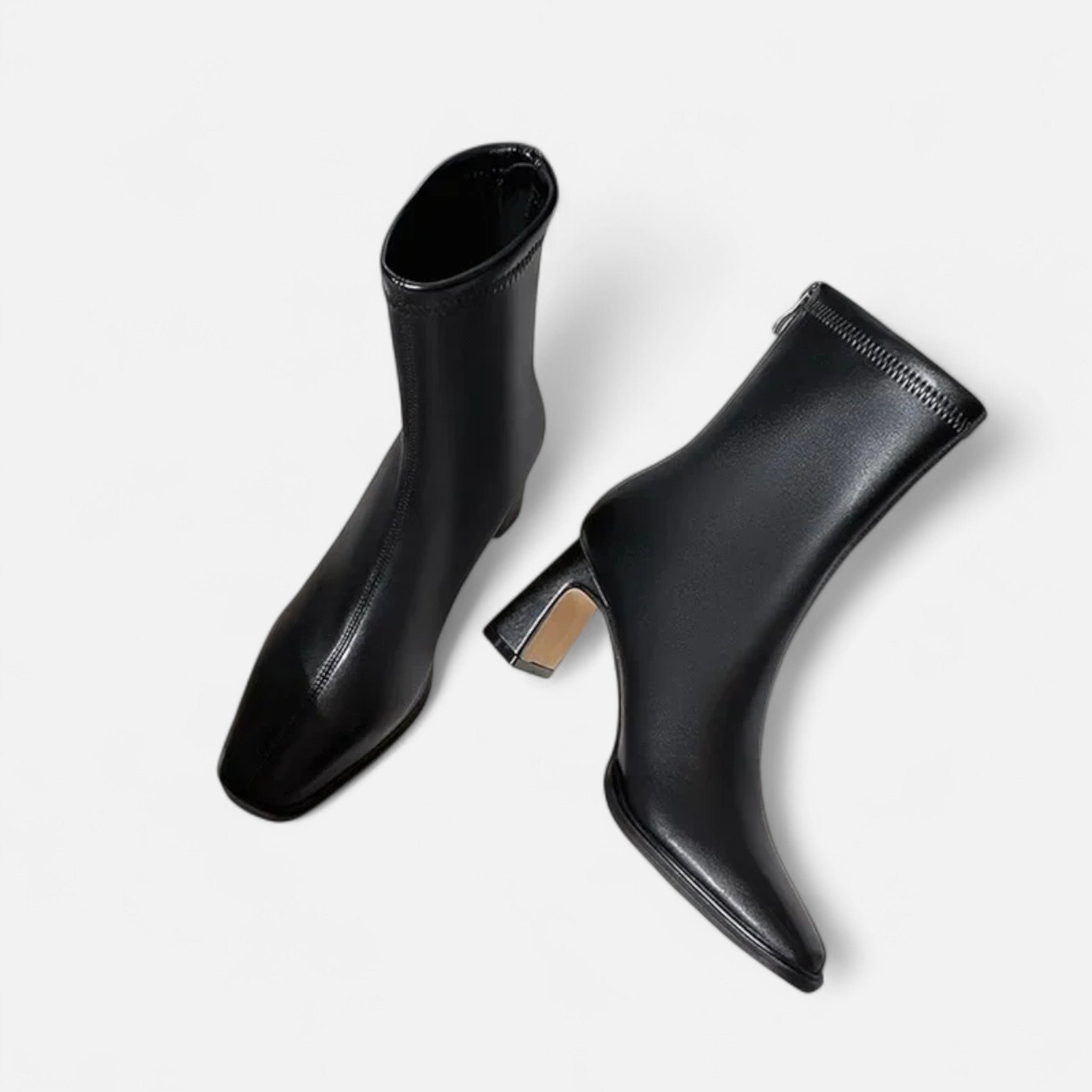 Women's Sleek Square-Toe Boots