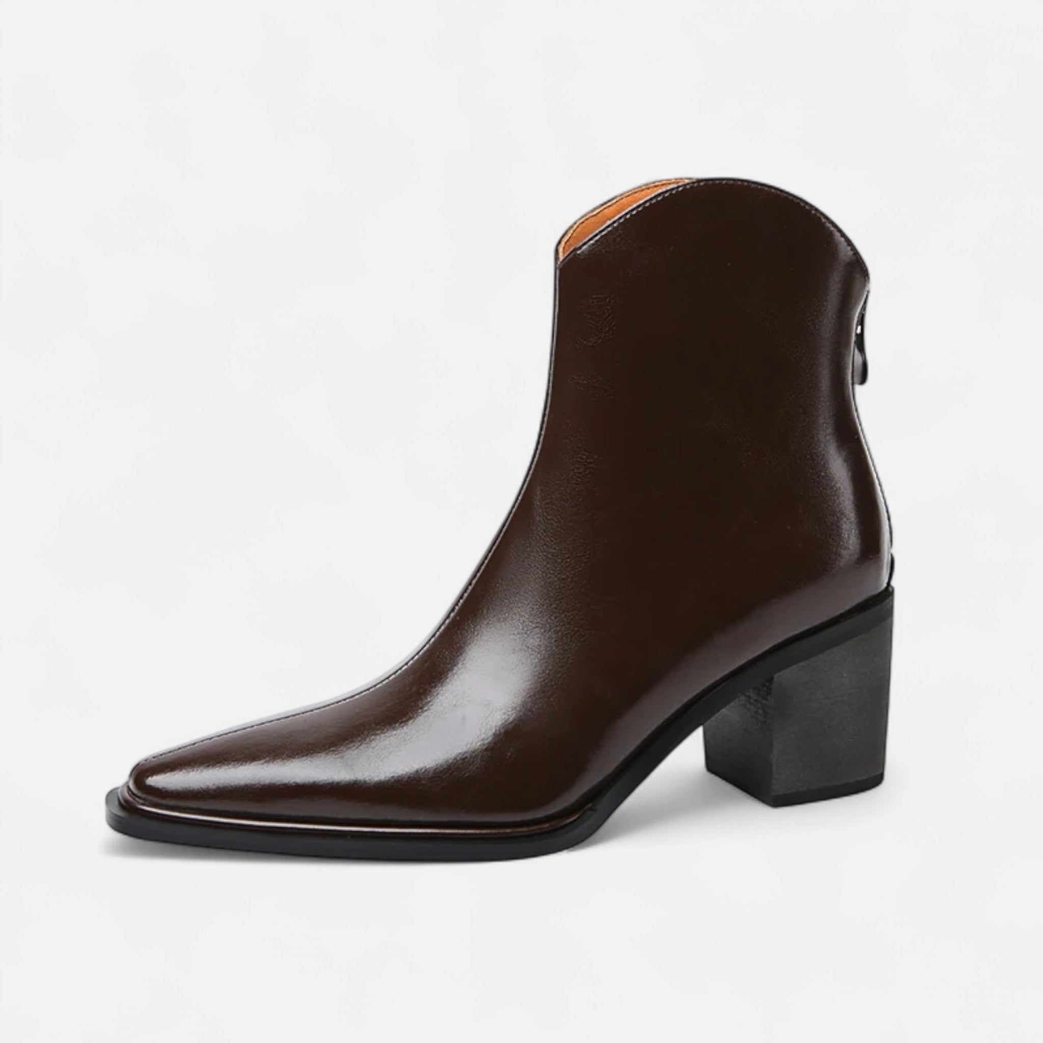Women's Sharp Pointed Leather Boots