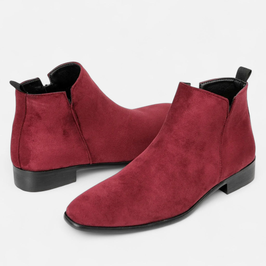 Men's Structured Square-Toe Chelsea Boots