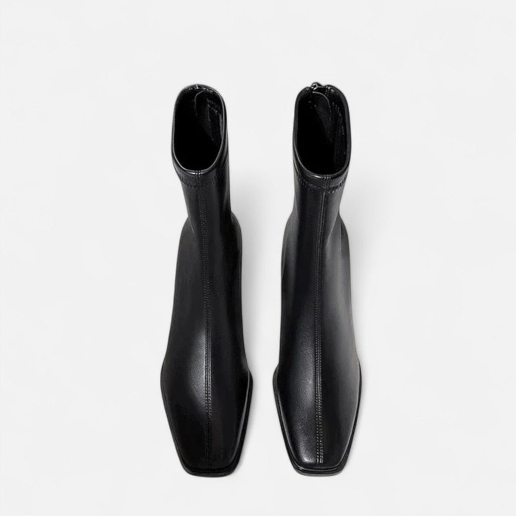 Women's Sleek Square-Toe Boots