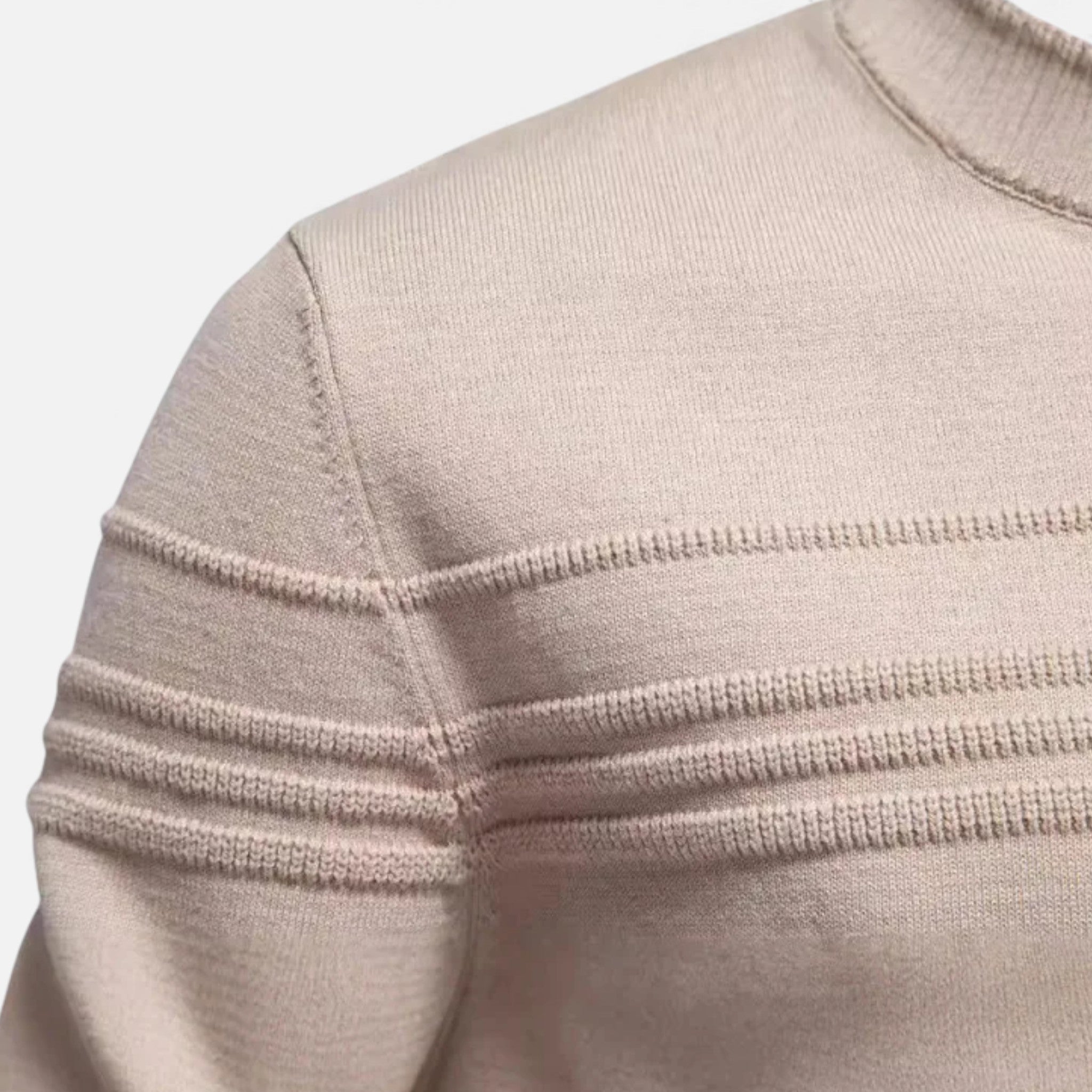 Men's Sharp Structured Knit Sweater