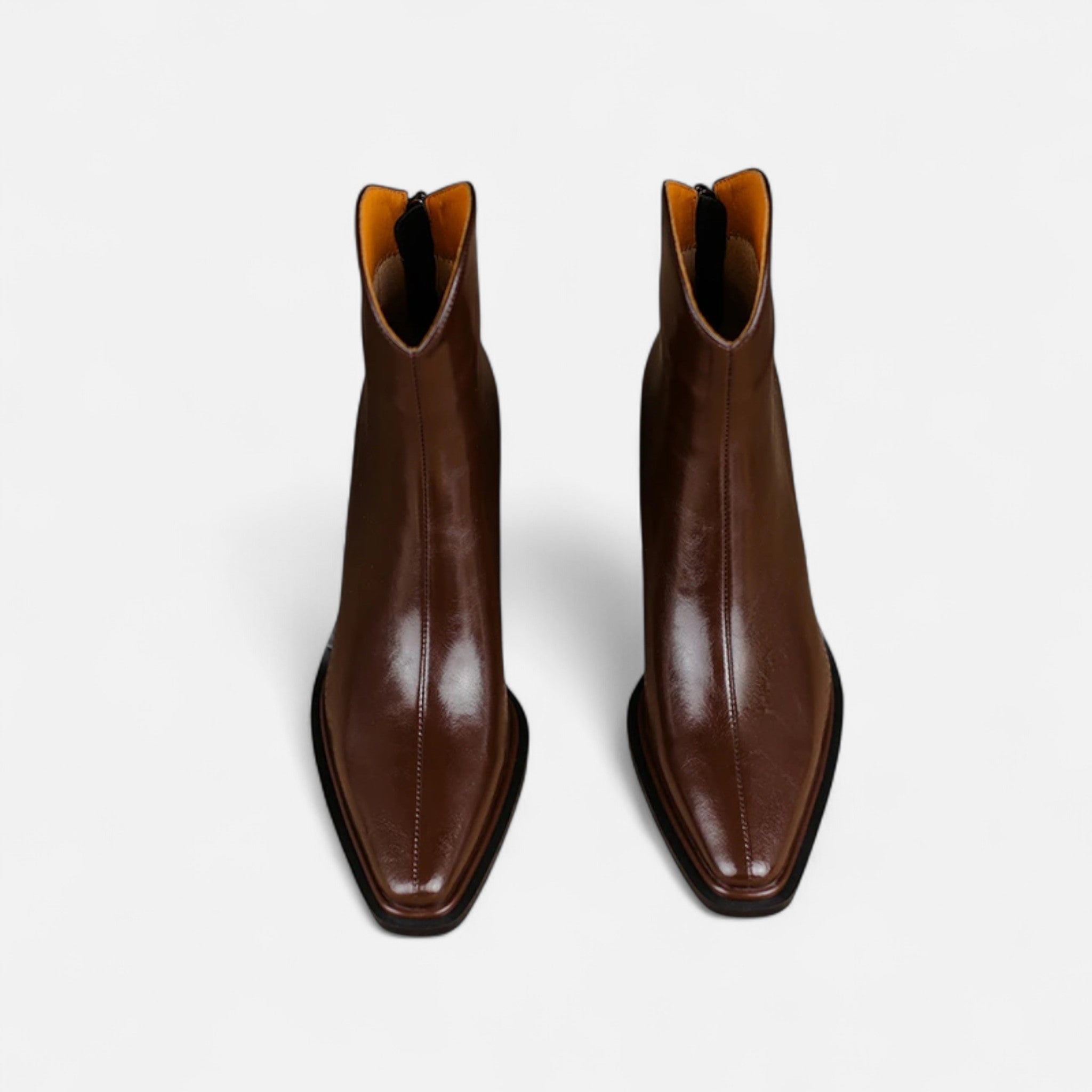 Women's Sharp Pointed Leather Boots