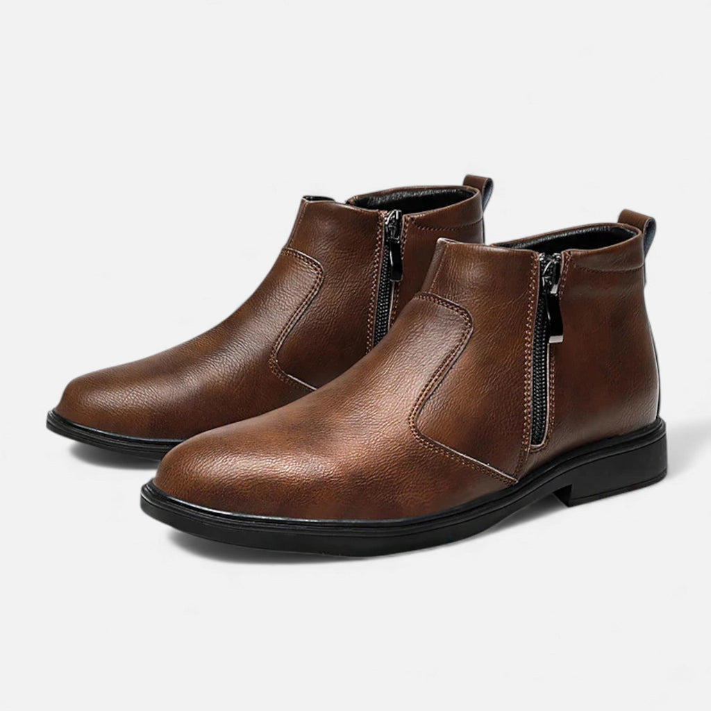Men's Clean-Cut Ankle Chelsea Boots
