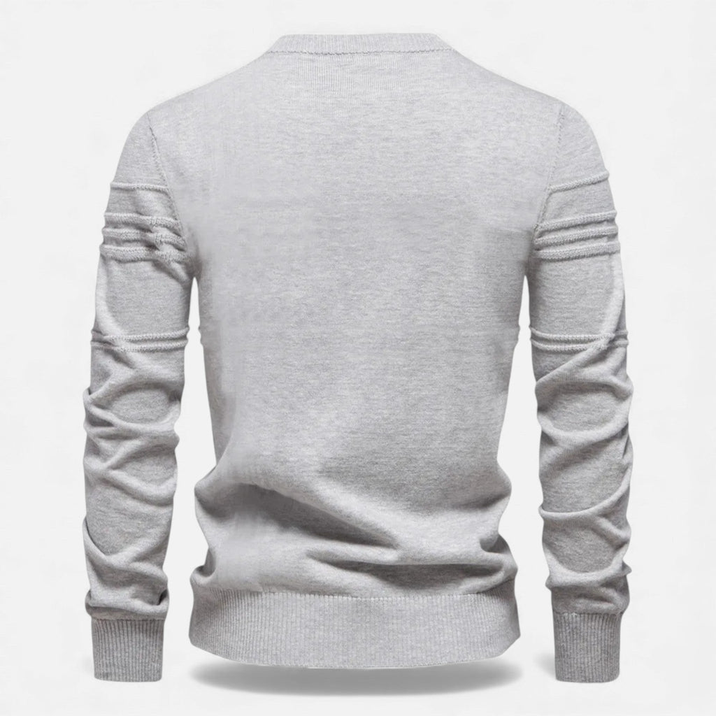 Men's Sharp Structured Knit Sweater