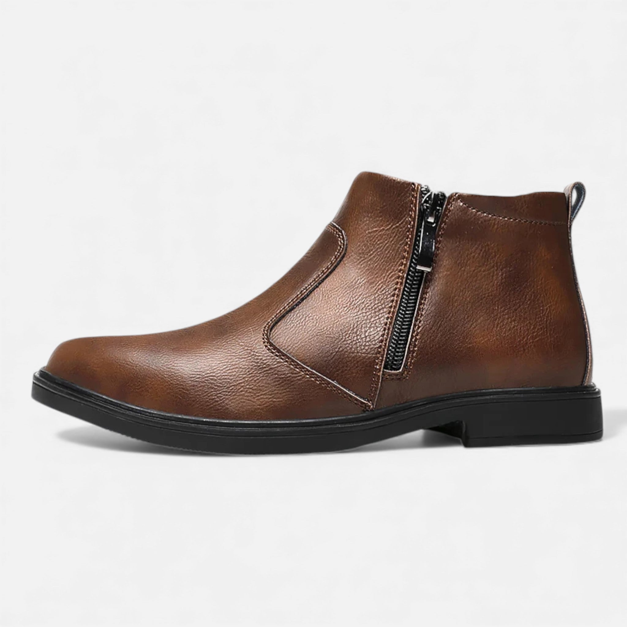 Men's Clean-Cut Ankle Chelsea Boots