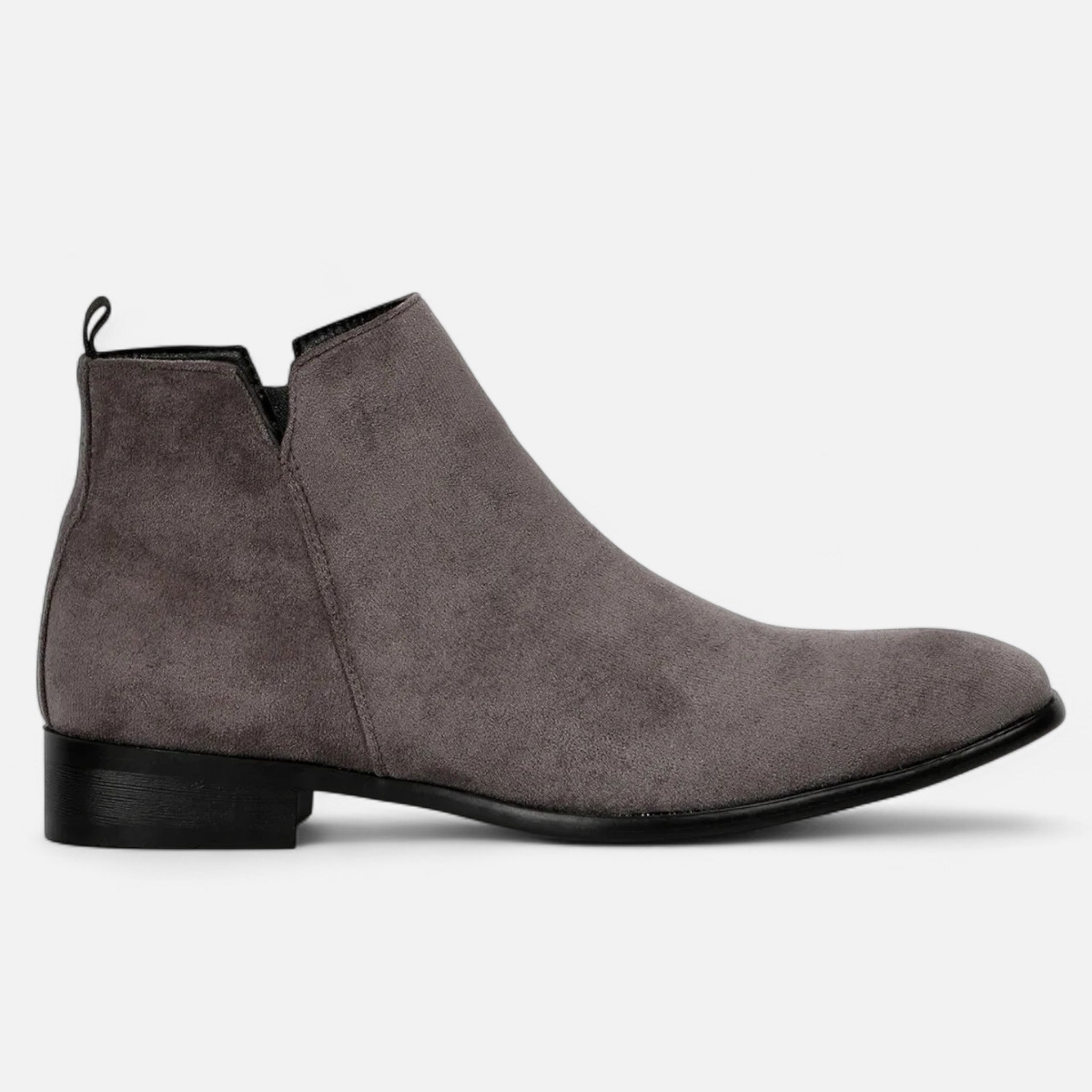 Men's Structured Square-Toe Chelsea Boots