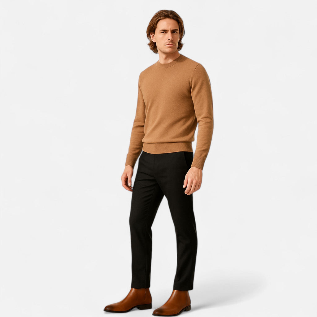 Men's Structured Square-Toe Chelsea Boots