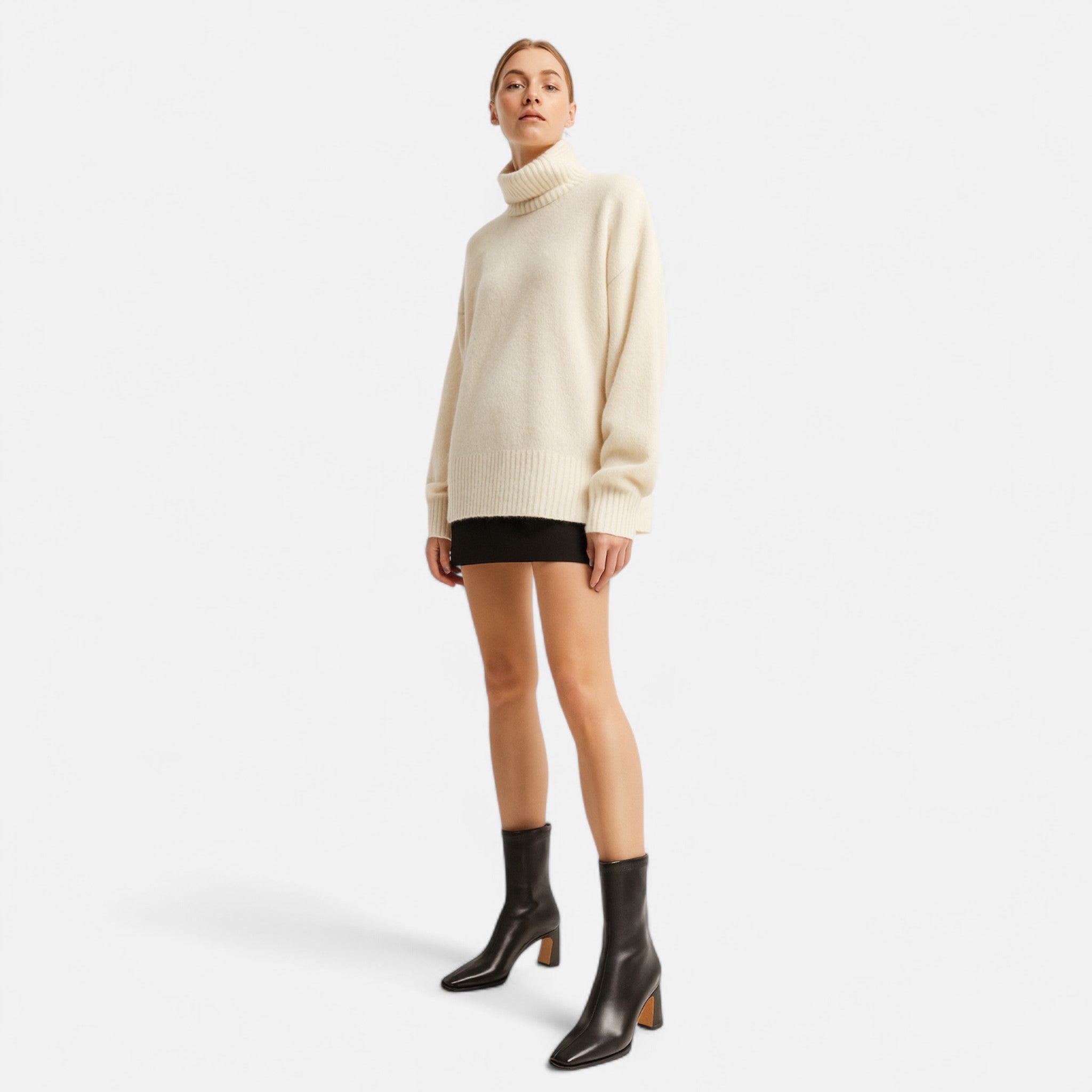 Women's Sleek Square-Toe Boots