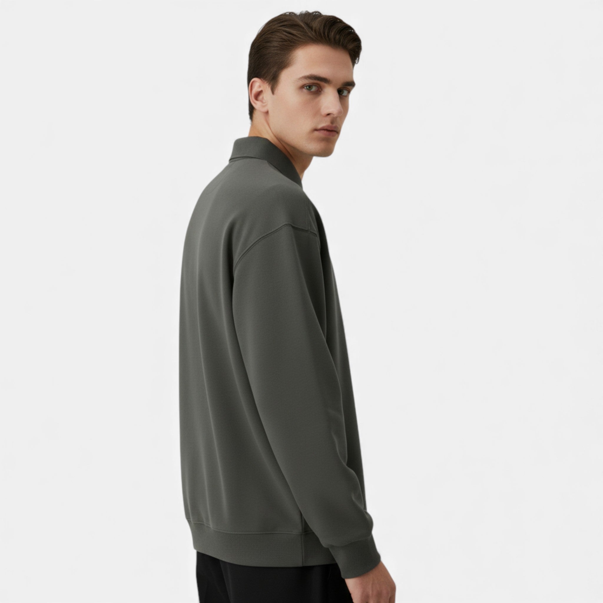 Men's Warm Polo Knit Sweater