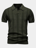 Men's Polished Knitted Polo Shirt