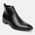 Men's Structured Square-Toe Chelsea Boots