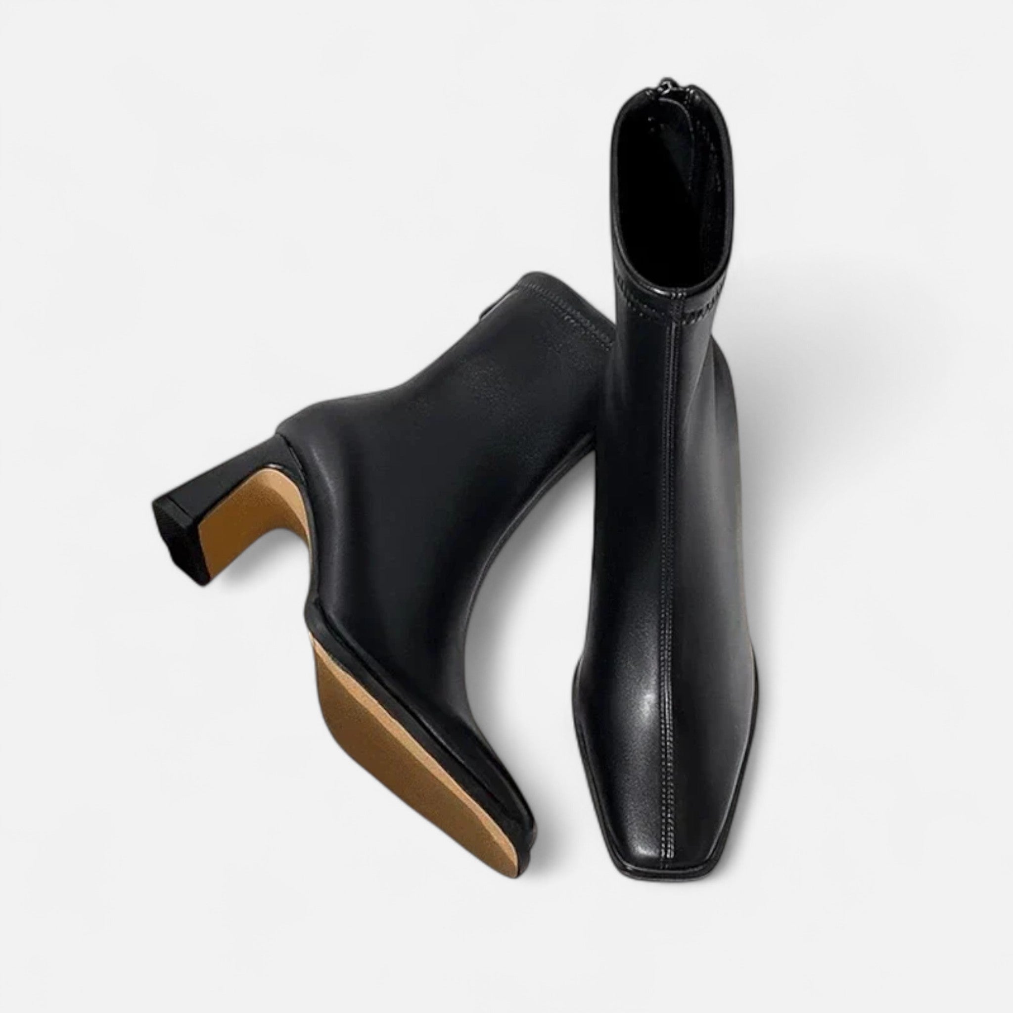 Women's Sleek Square-Toe Boots