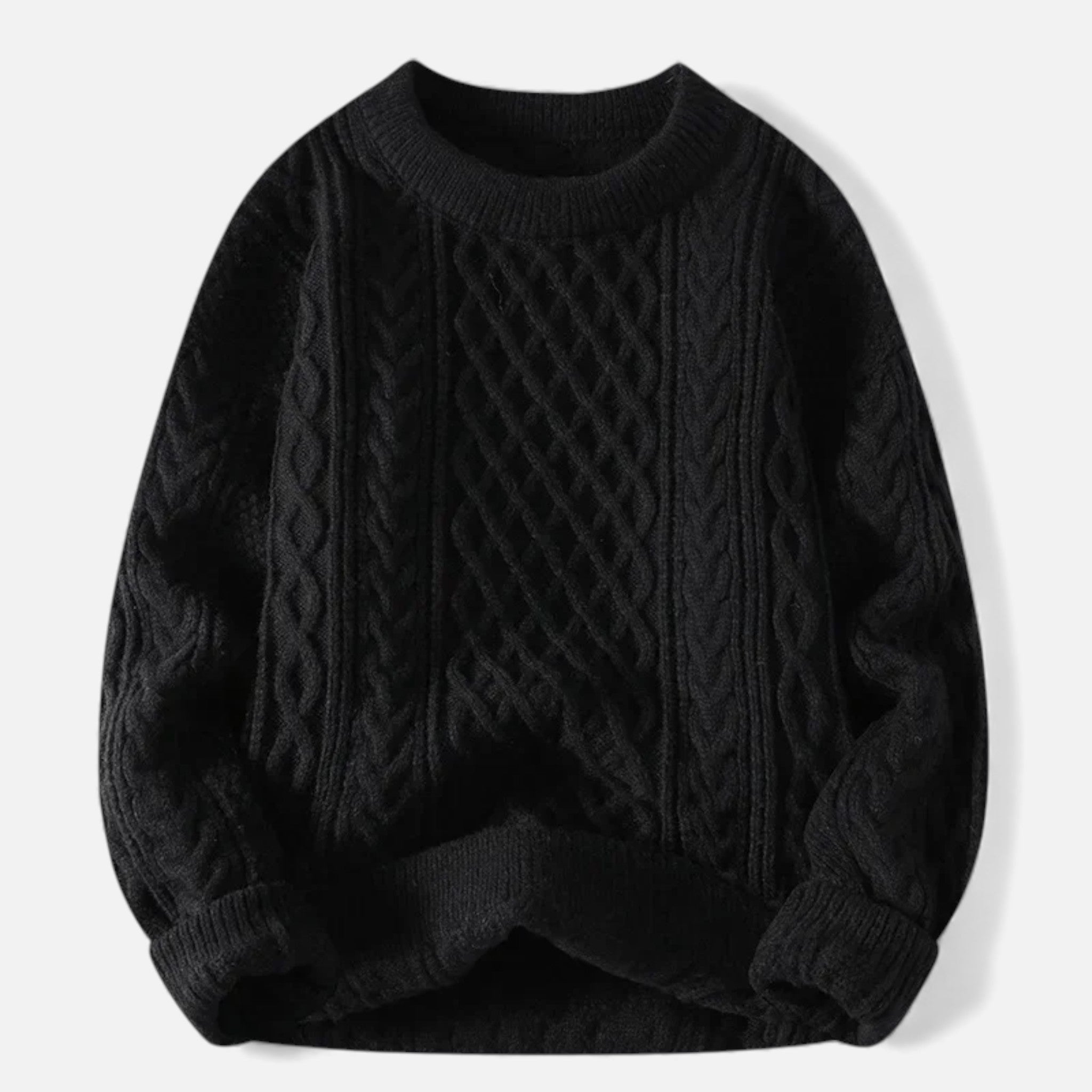Women's Stretch Cable-Knit Sweater