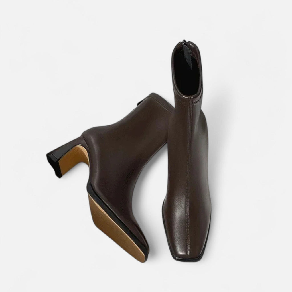 Women's Sleek Square-Toe Boots