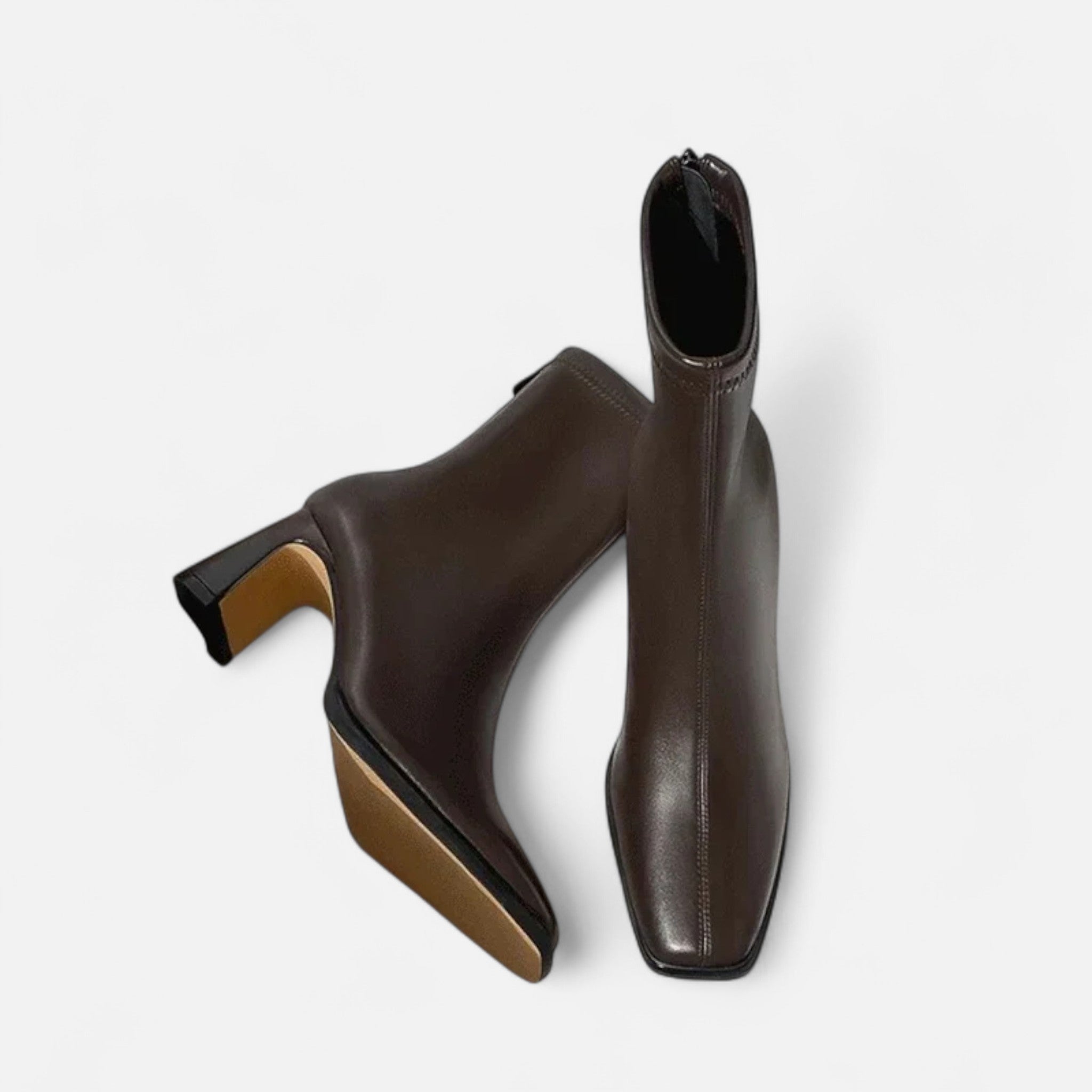 Women's Sleek Square-Toe Boots