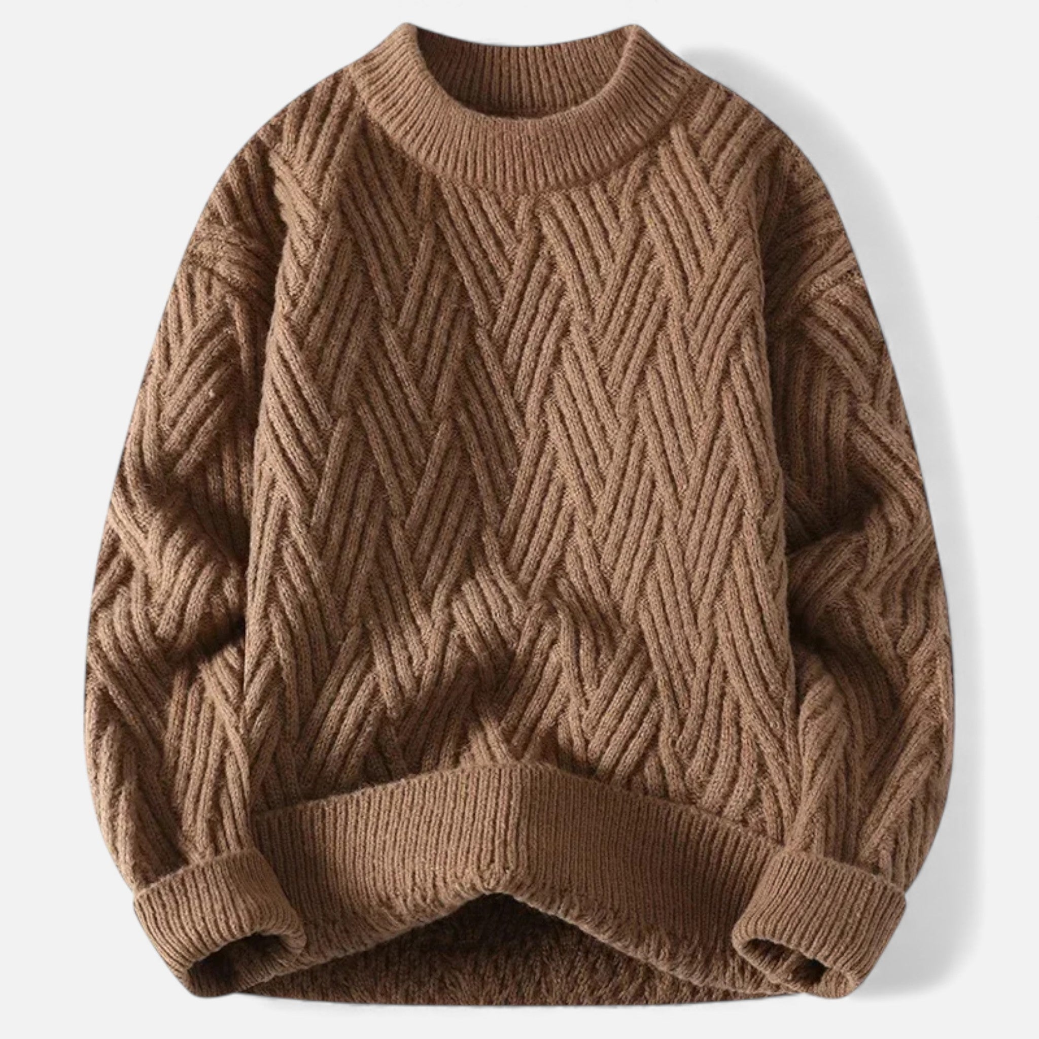 Women's Stretch Cable-Knit Sweater