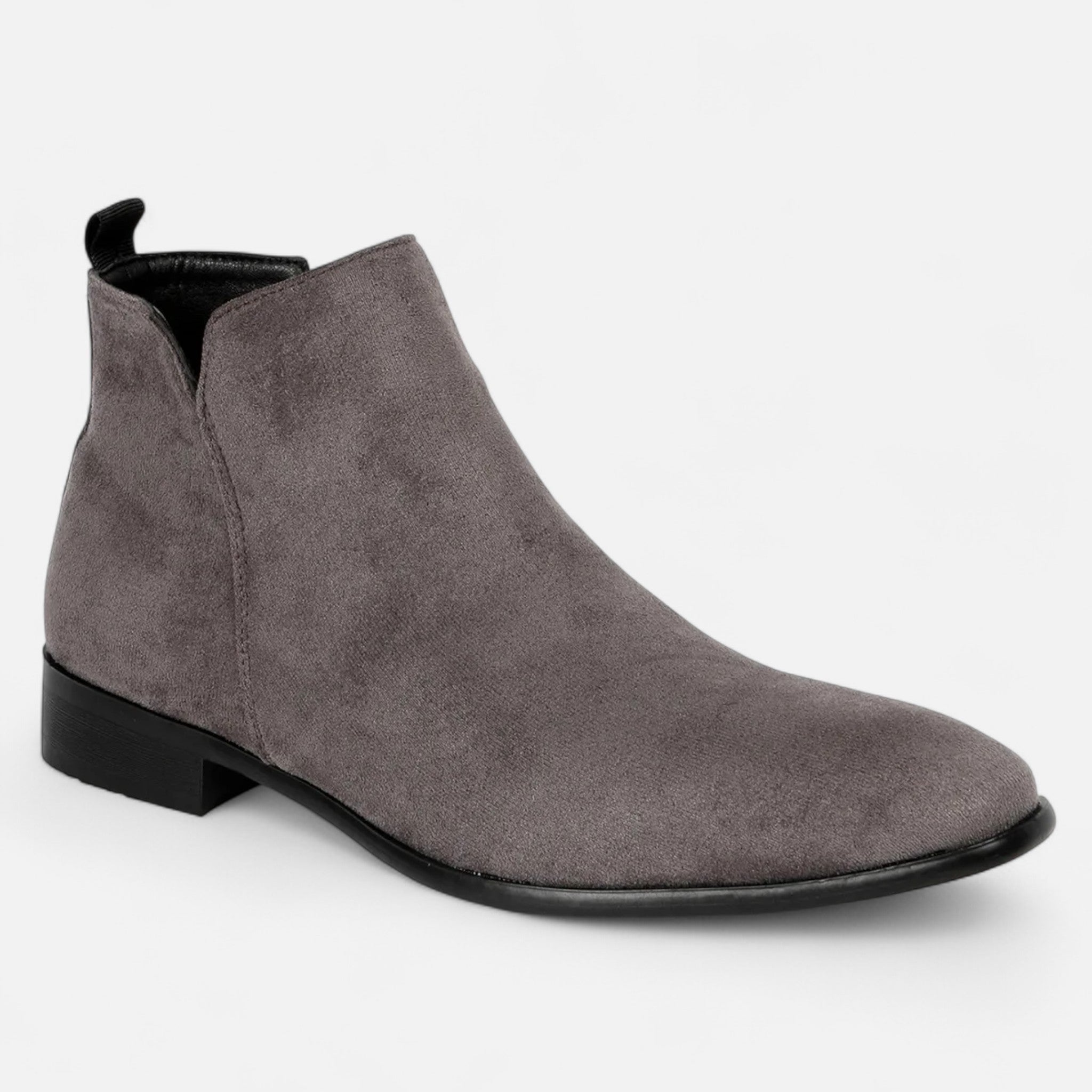 Men's Structured Square-Toe Chelsea Boots