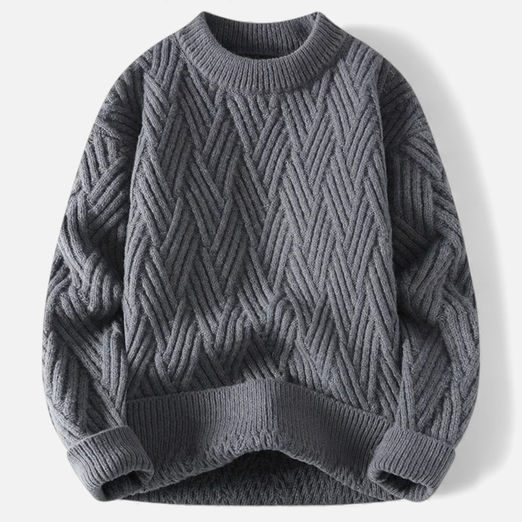 Women's Stretch Cable-Knit Sweater