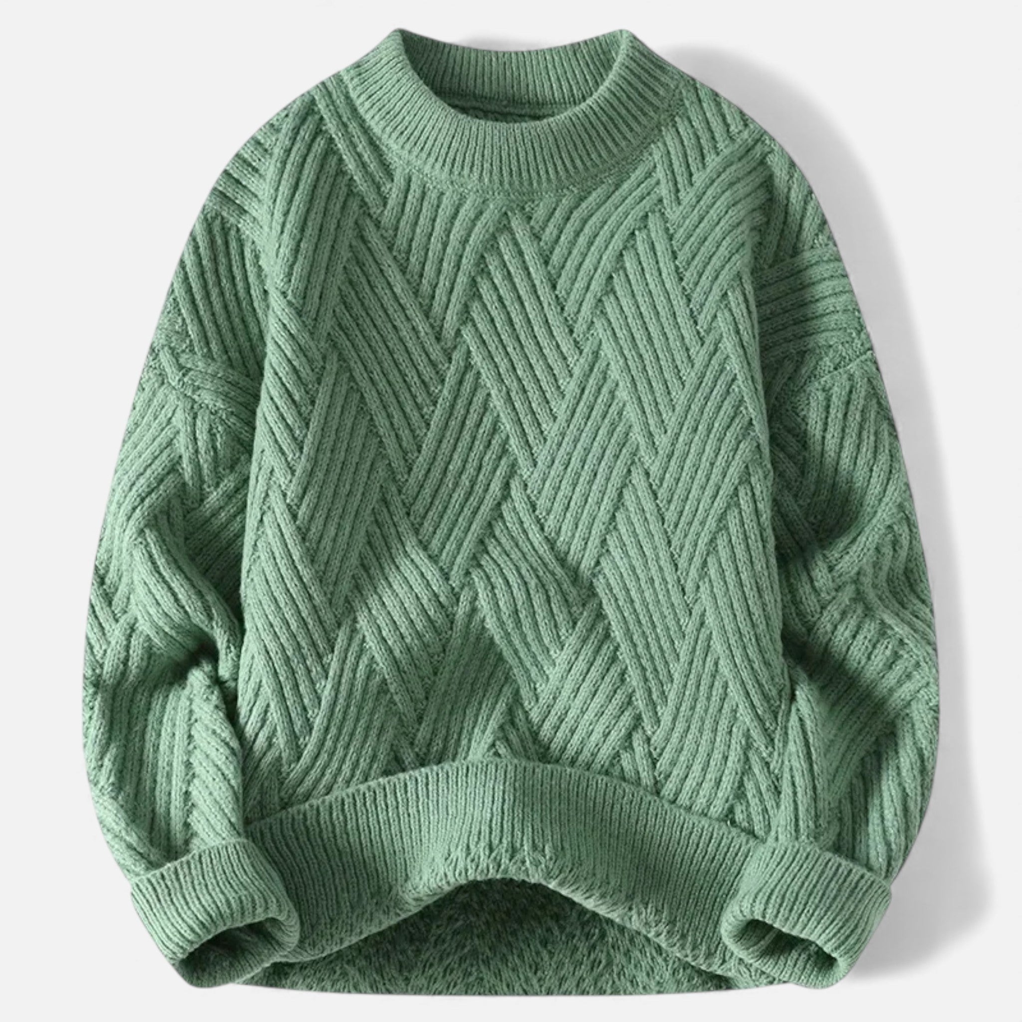 Women's Stretch Cable-Knit Sweater