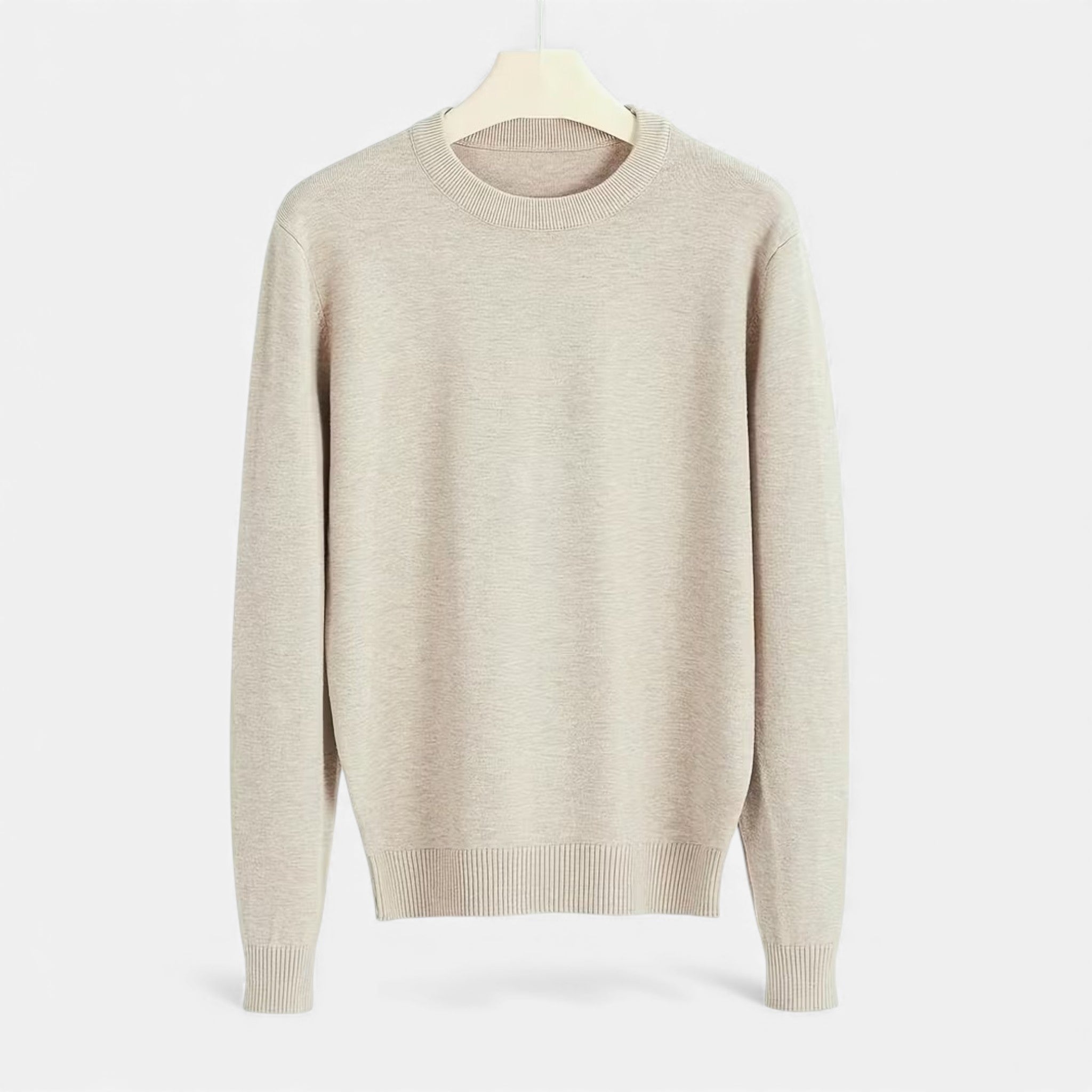 Men's Relaxed Knitted Crew Neck Sweater