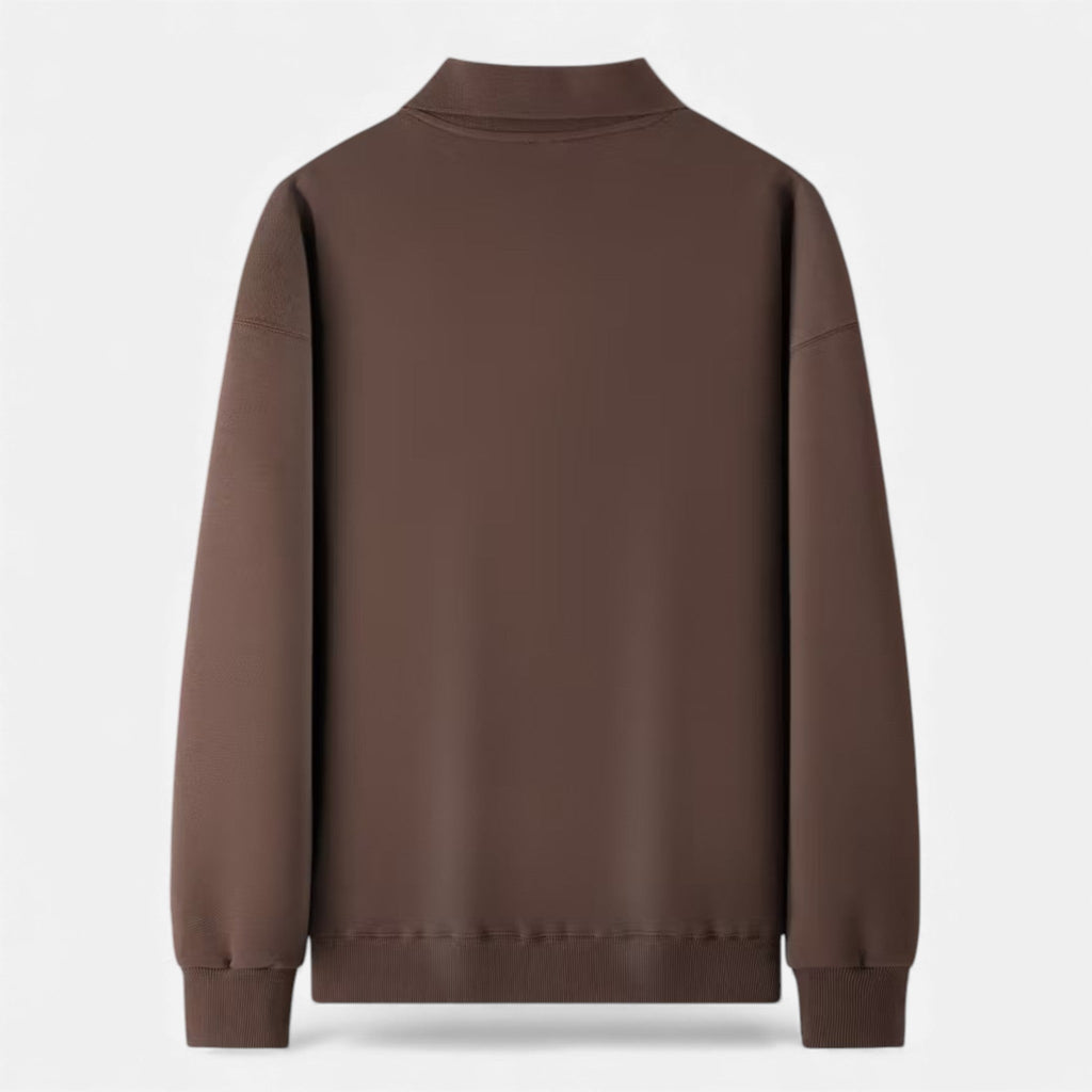 Men's Warm Polo Knit Sweater