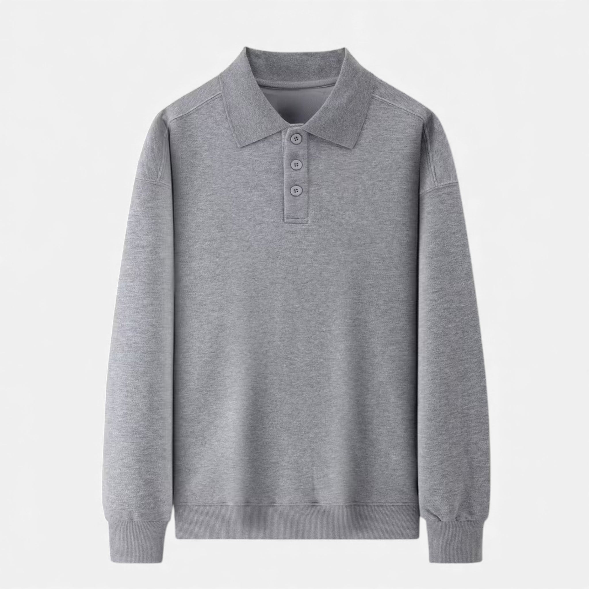Men's Warm Polo Knit Sweater