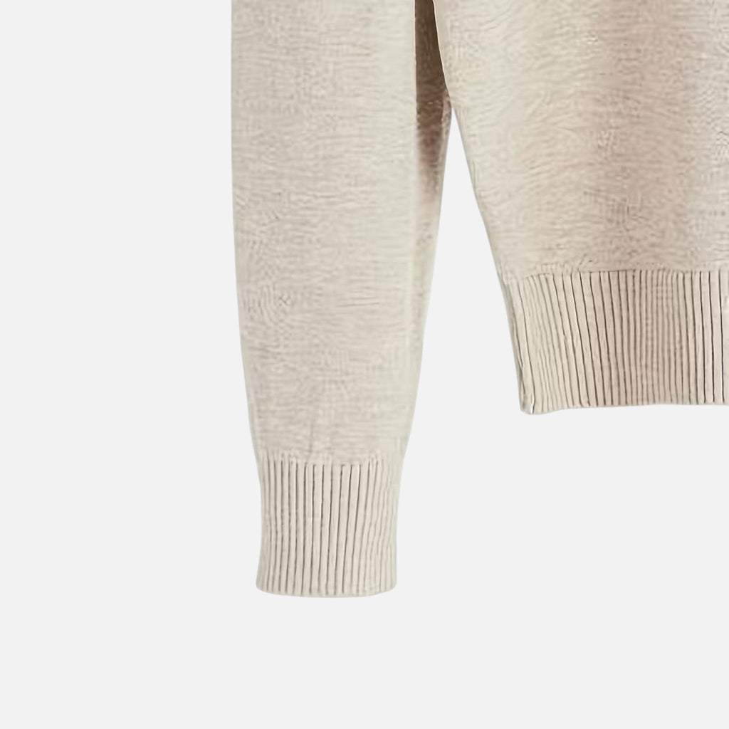 Men's Relaxed Knitted Crew Neck Sweater