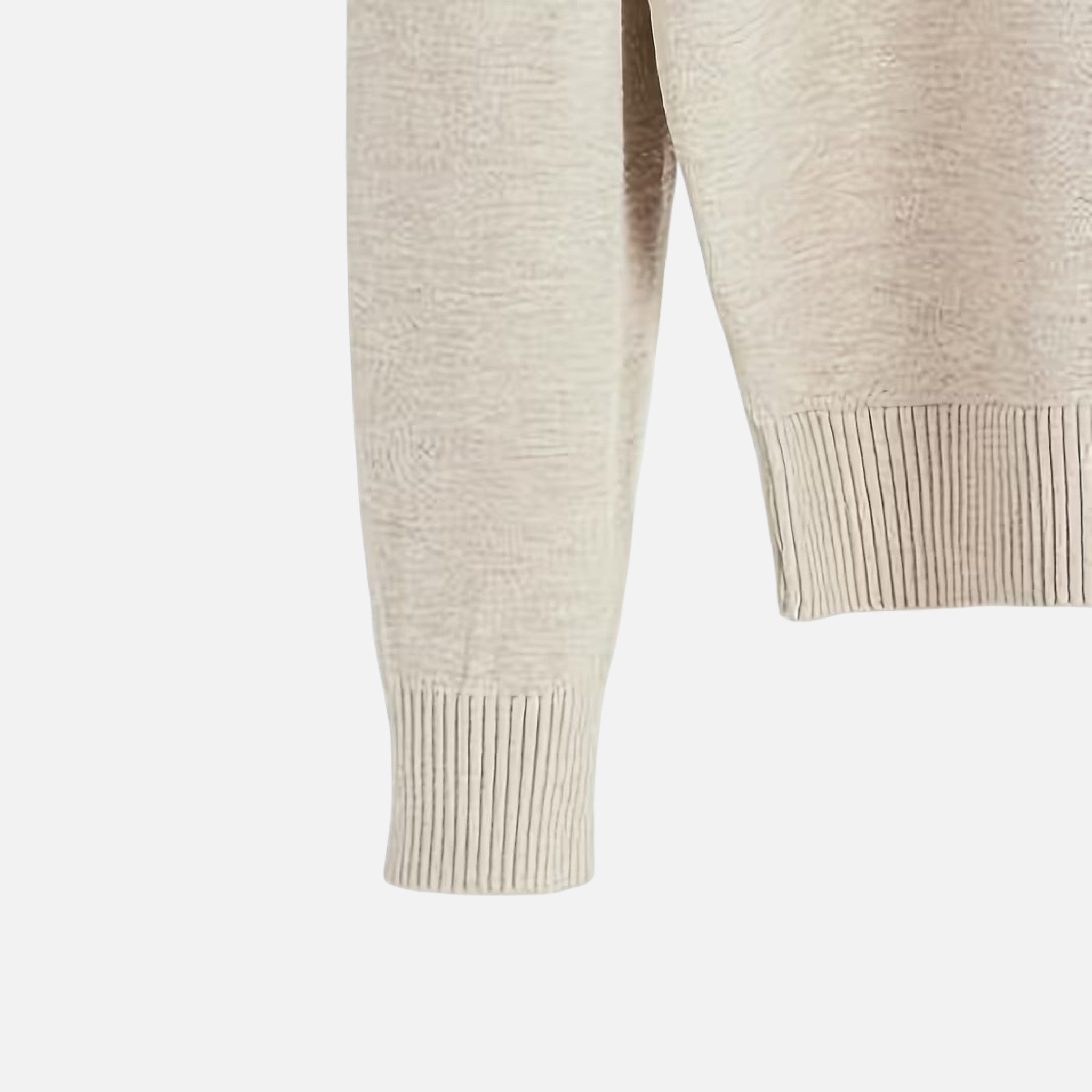 Men's Relaxed Knitted Crew Neck Sweater