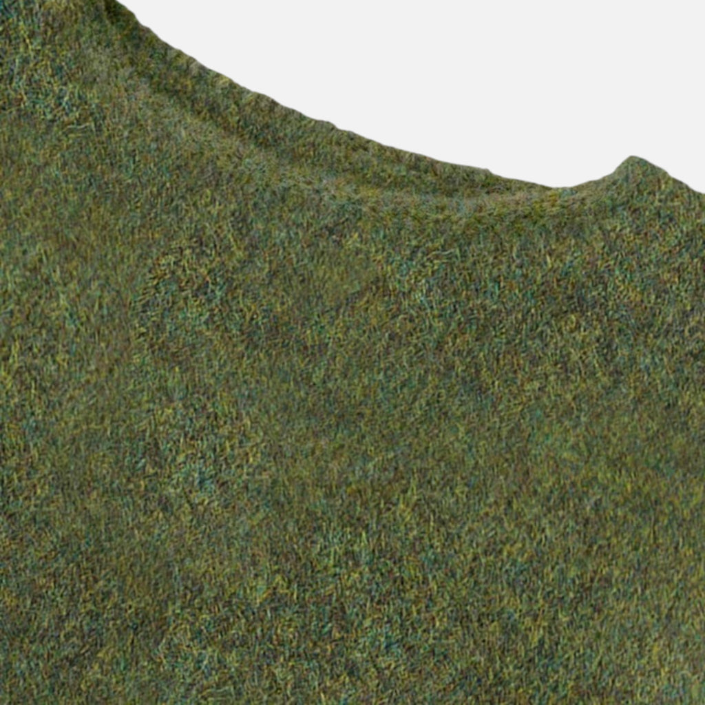 Women's Wide-Neck Knitted Winter Sweater