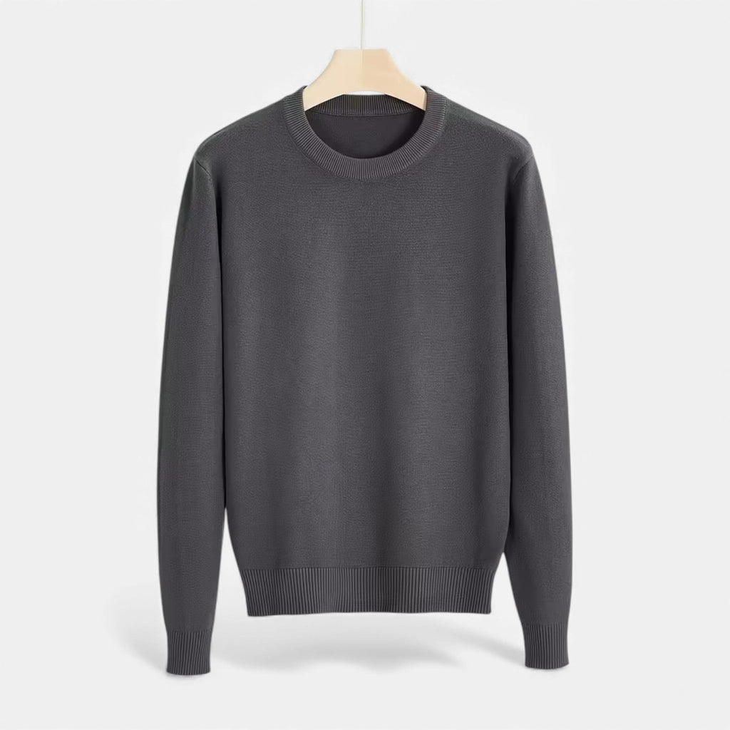 Men's Relaxed Knitted Crew Neck Sweater
