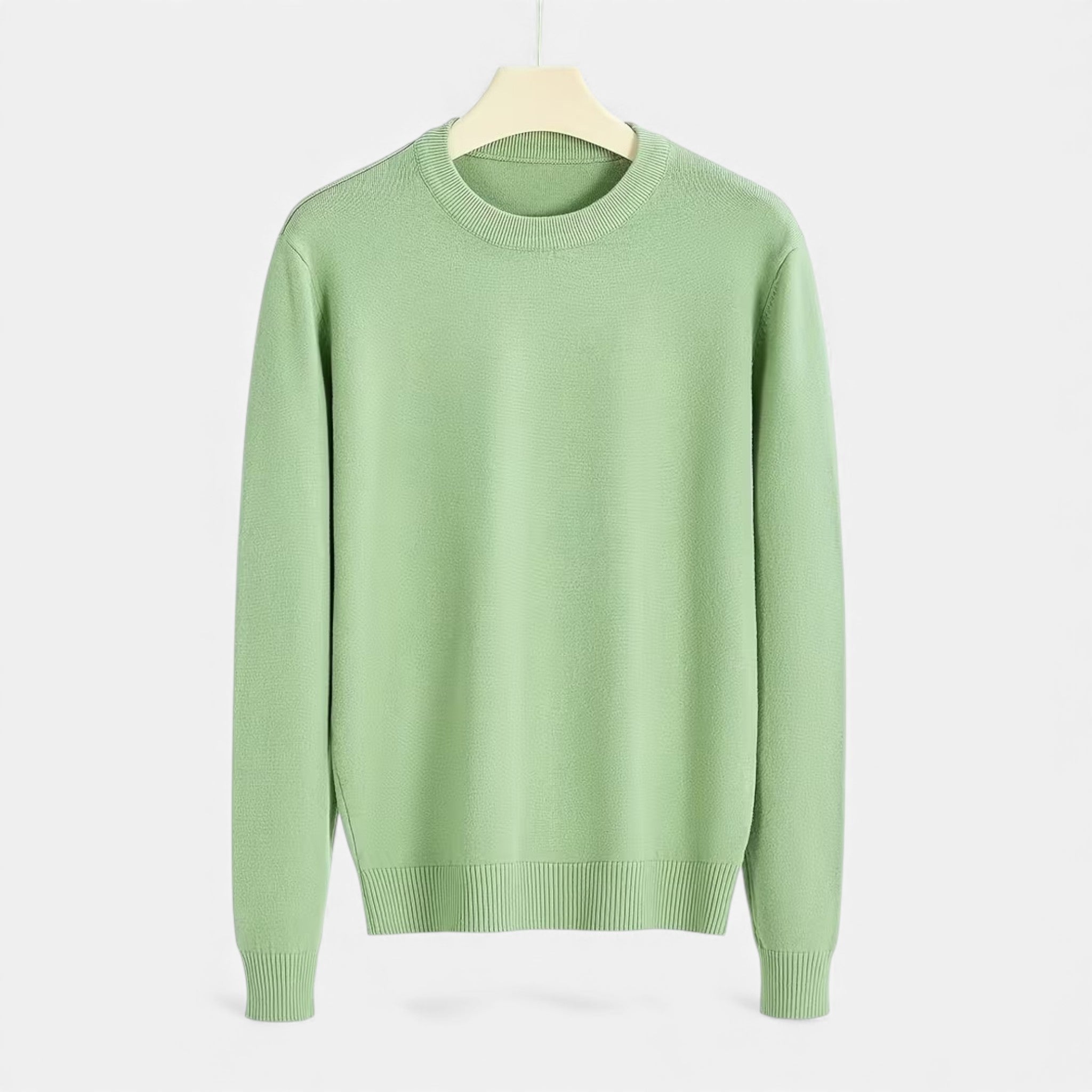 Men's Relaxed Knitted Crew Neck Sweater