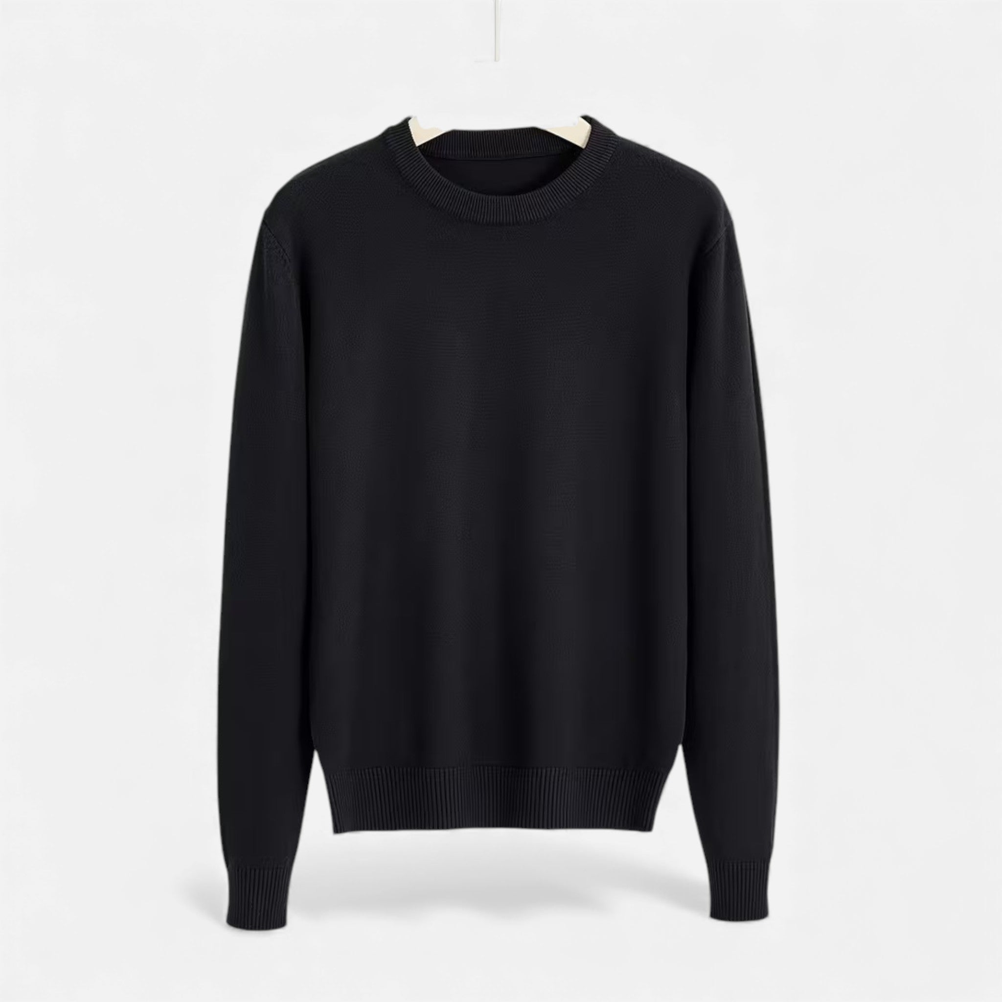 Men's Relaxed Knitted Crew Neck Sweater