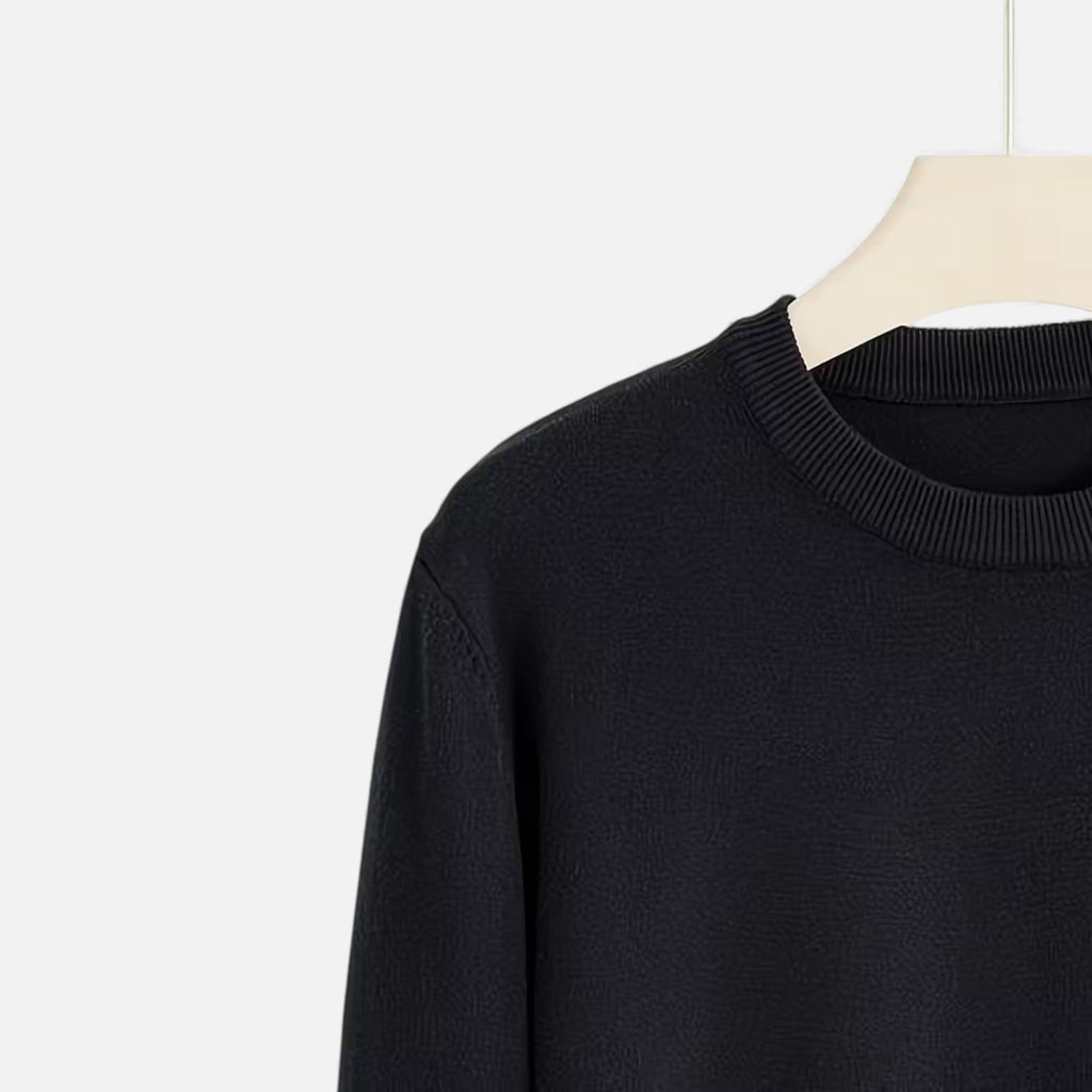 Men's Relaxed Knitted Crew Neck Sweater
