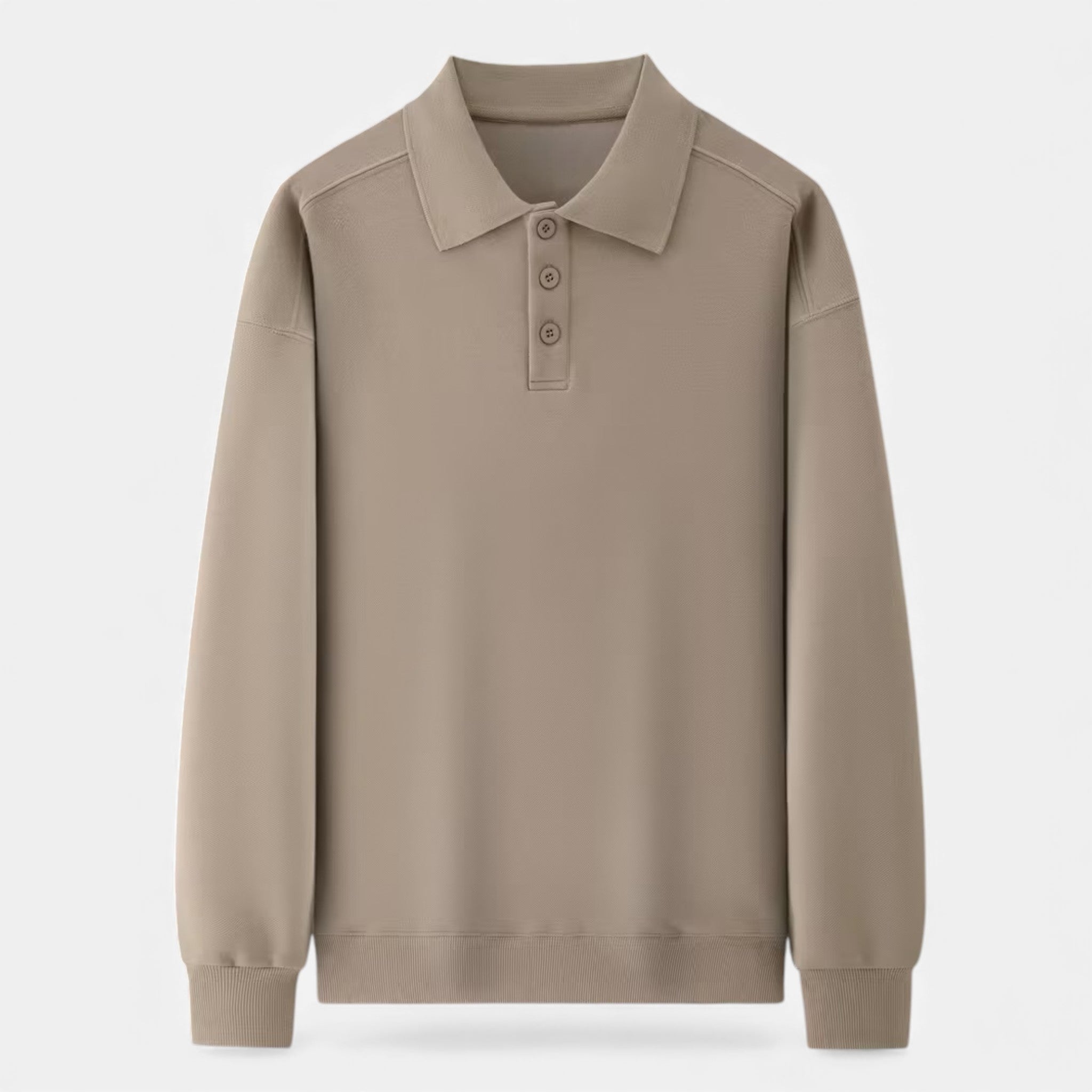 Men's Warm Polo Knit Sweater