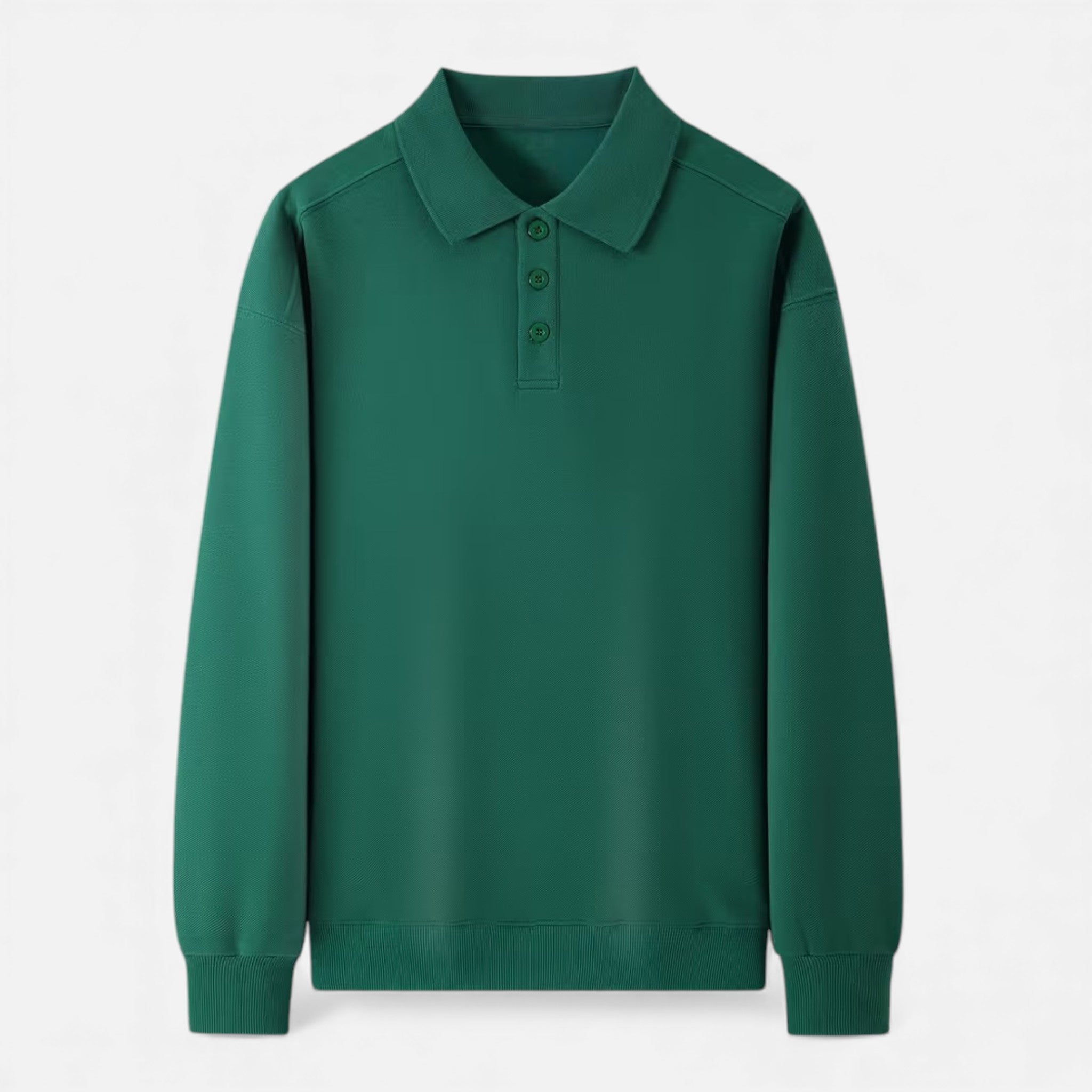 Men's Warm Polo Knit Sweater
