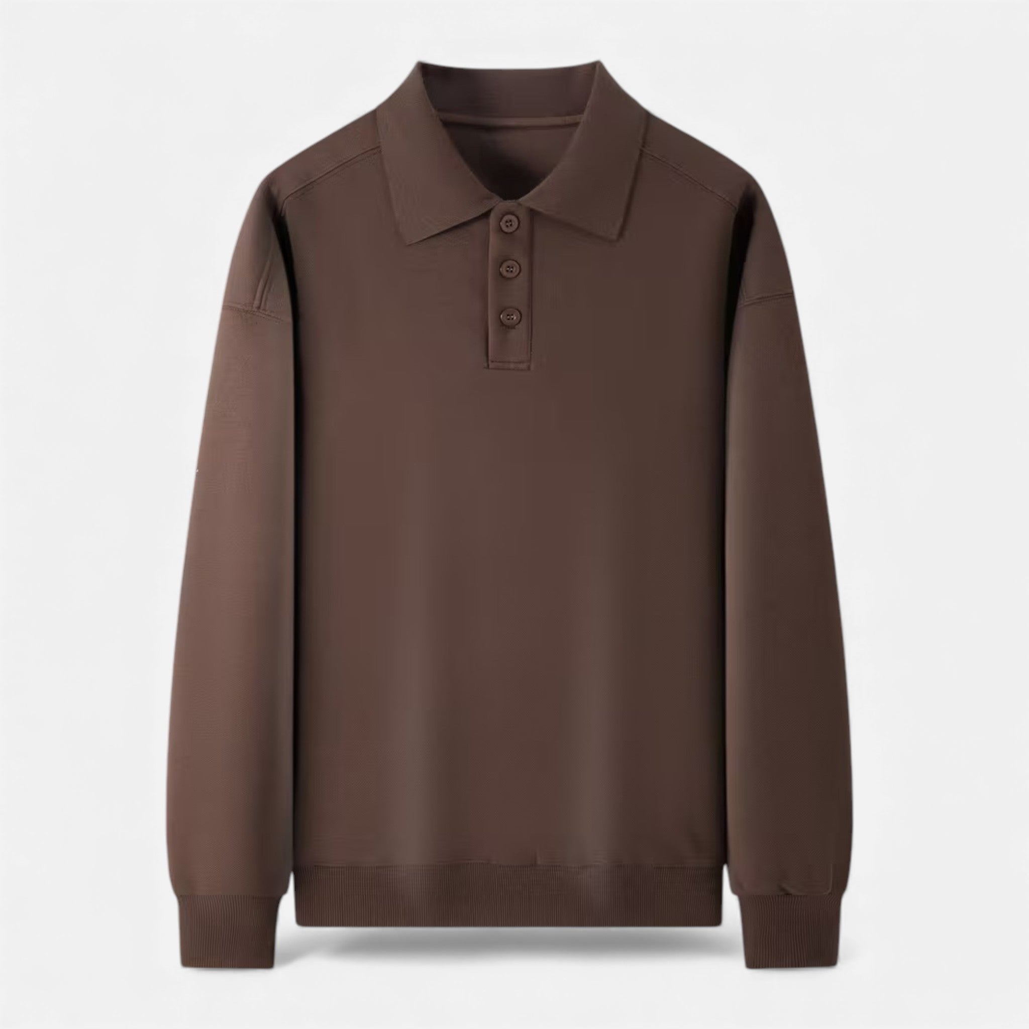 Men's Warm Polo Knit Sweater