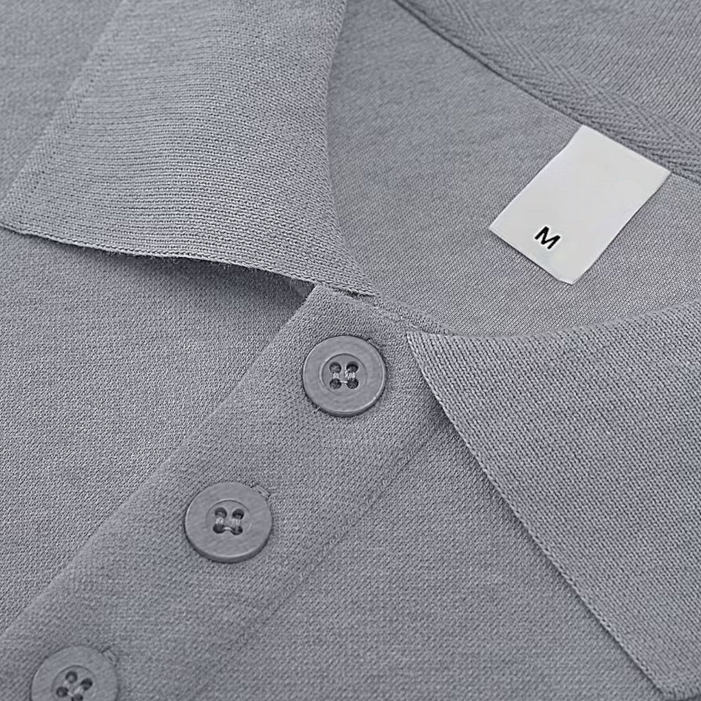 Men's Warm Polo Knit Sweater