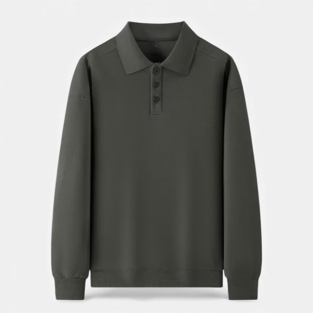 Men's Warm Polo Knit Sweater