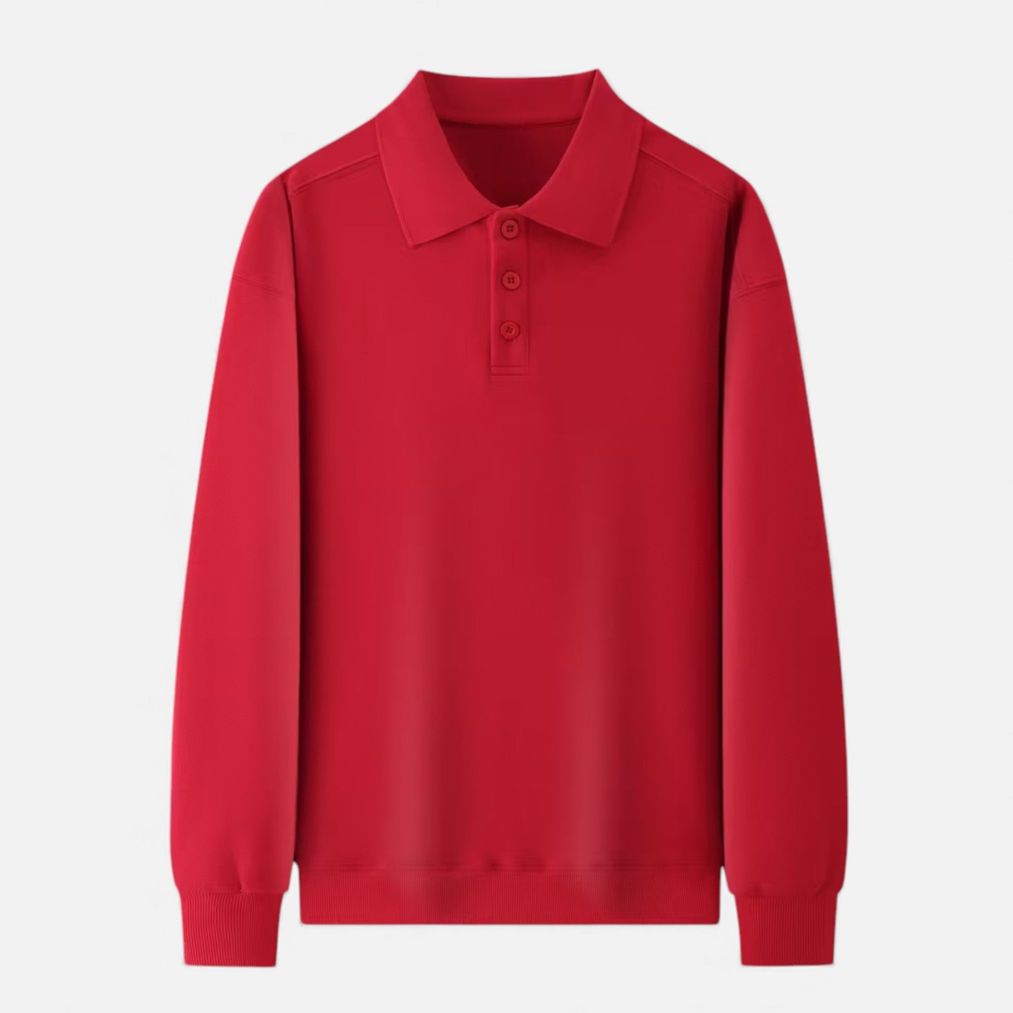 Men's Warm Polo Knit Sweater