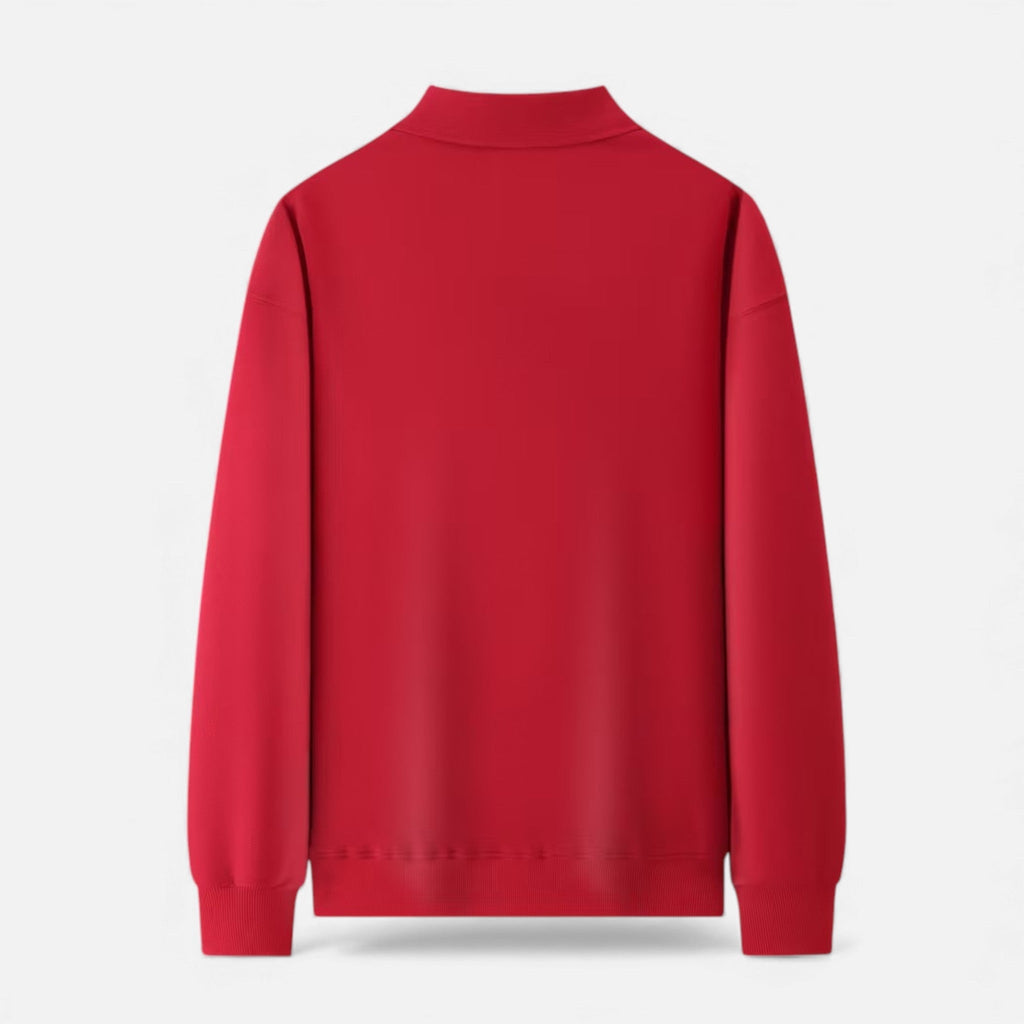 Men's Warm Polo Knit Sweater