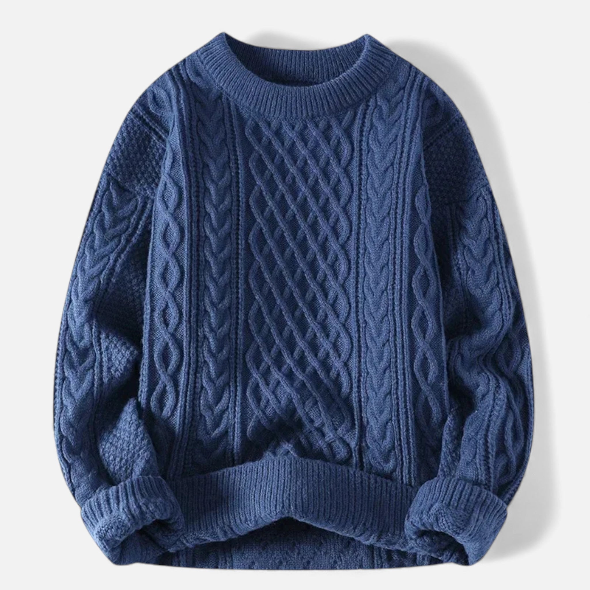 Women's Stretch Cable-Knit Sweater